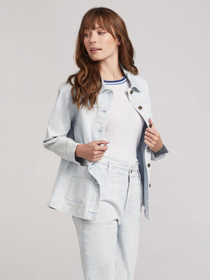 Sunwashed Chore Jacket - Light Blue