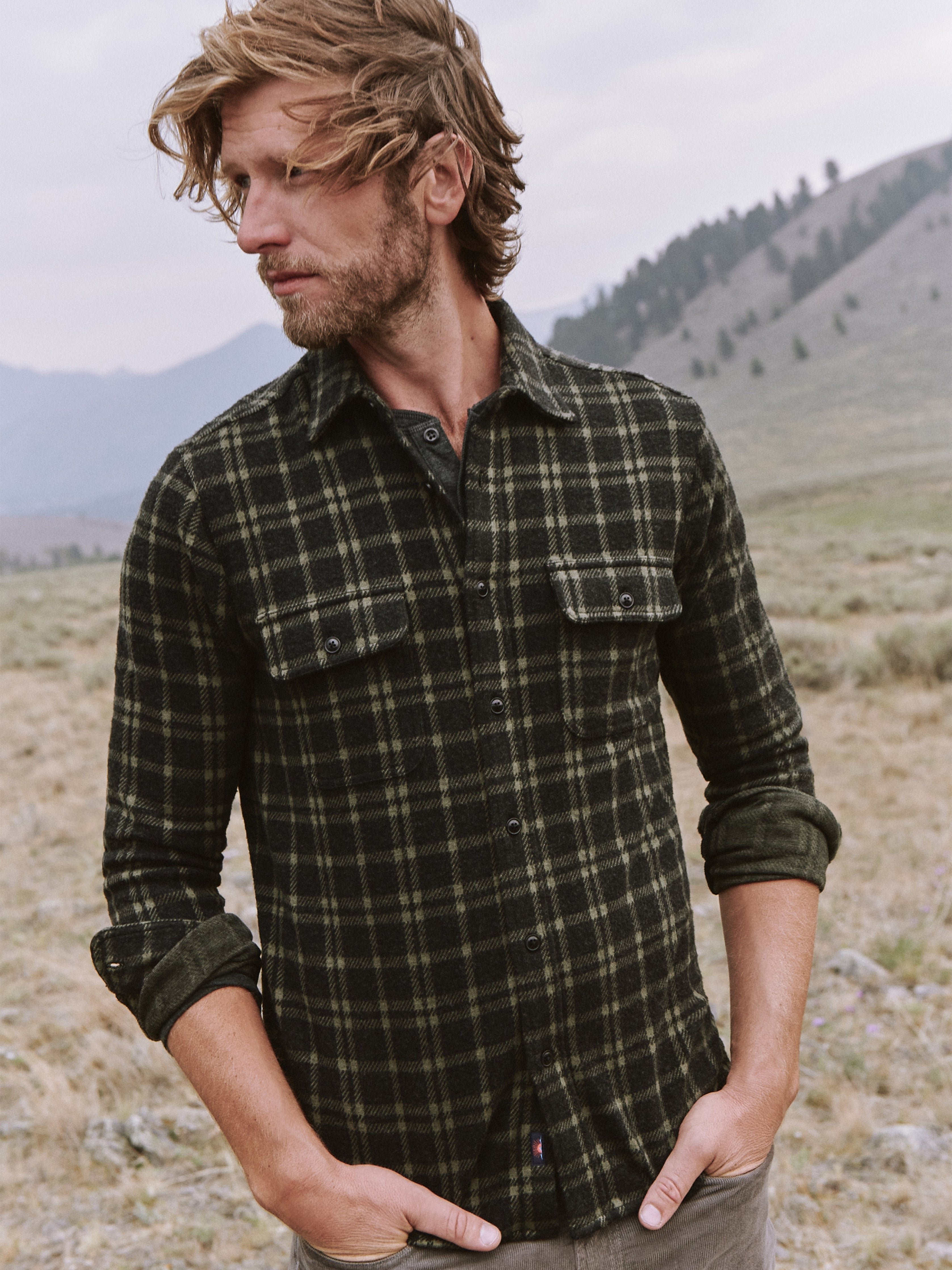 Legend™ Sweater Shirt - Delevan Plaid