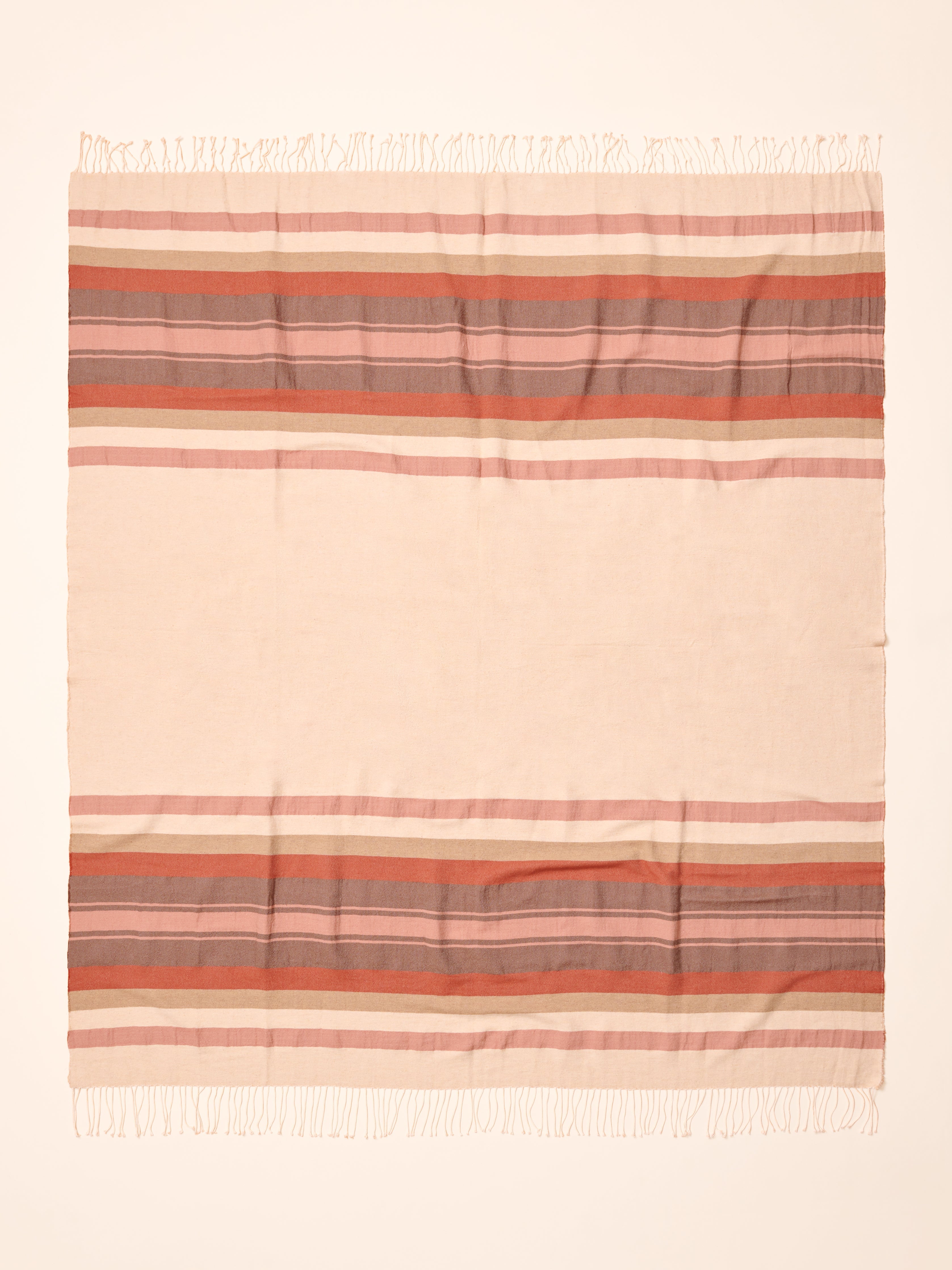 European Cotton Blanket - Tulum Ivory