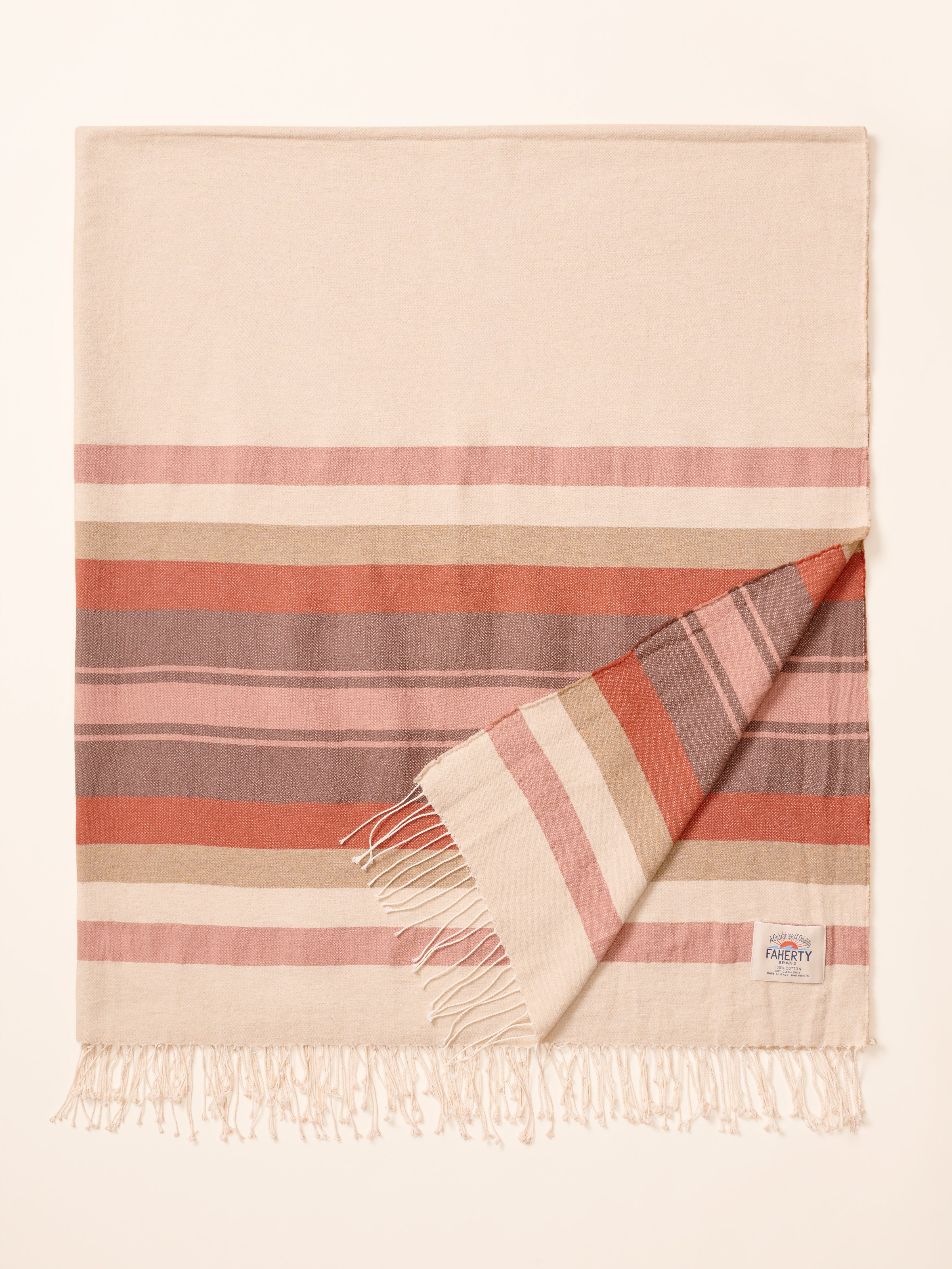 European Cotton Blanket - Tulum Ivory
