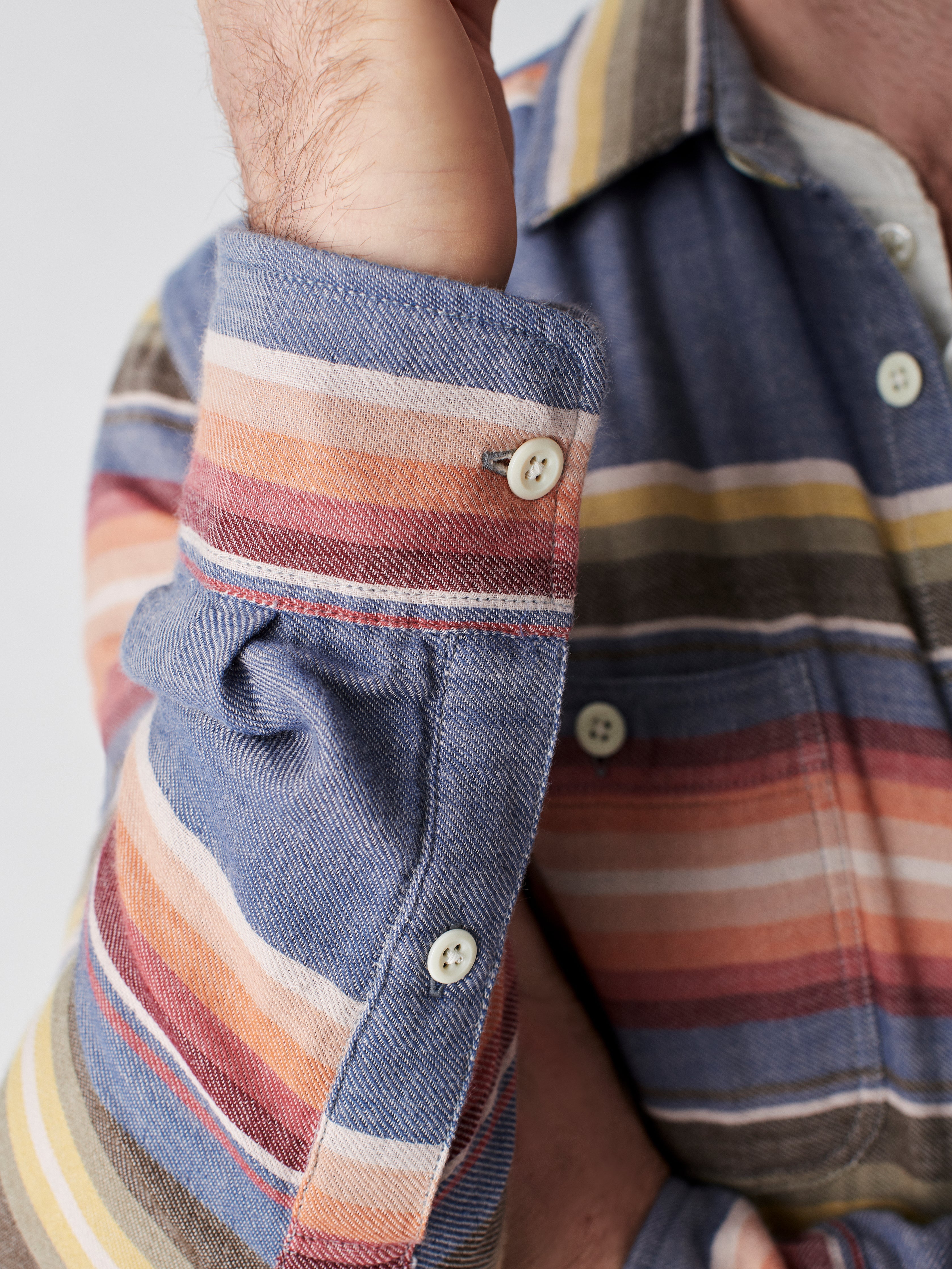 The Roadtrip Shirt - River Hills Stripe