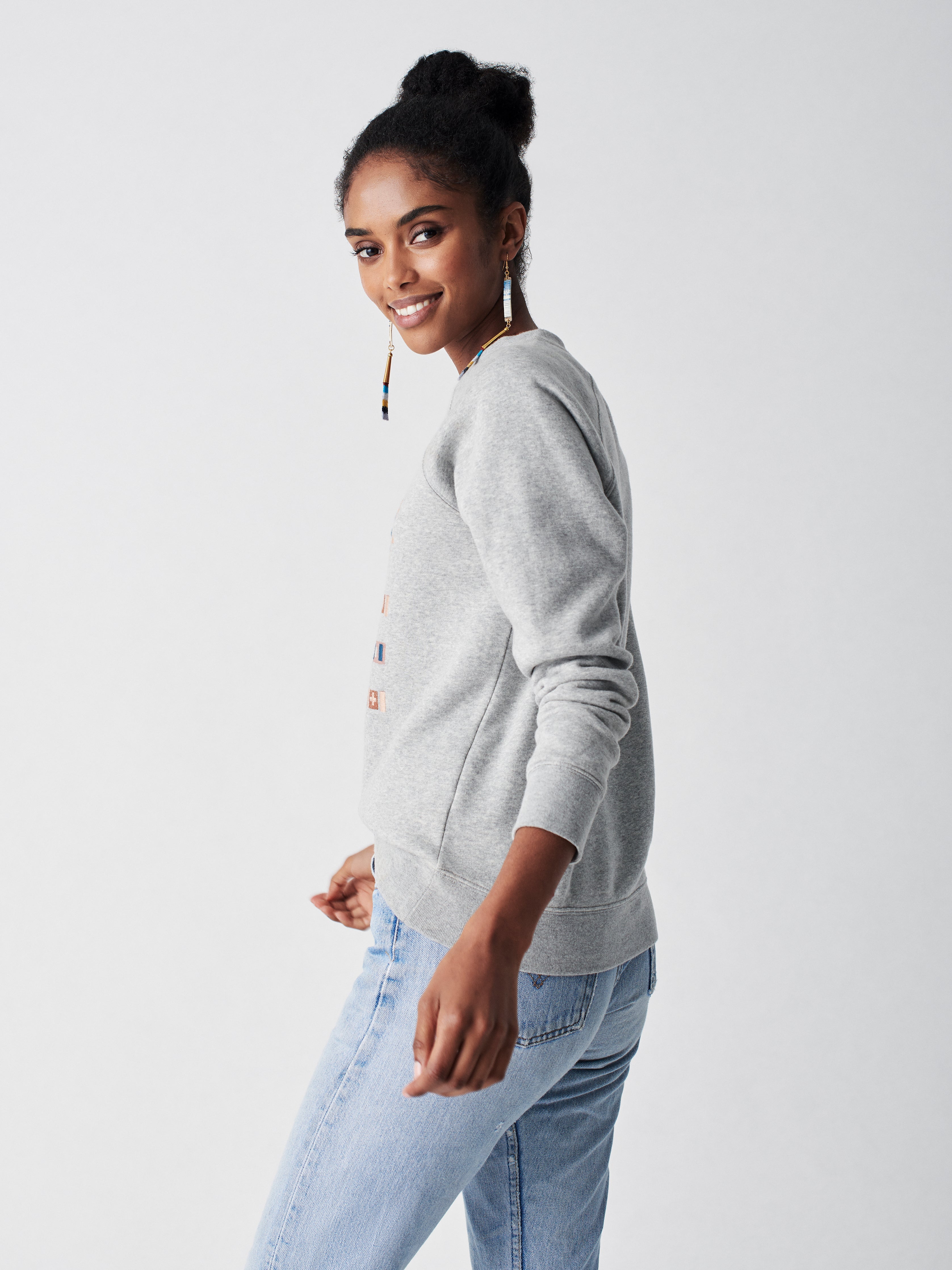 B.YELLOWTAIL X Love Terry Crew - Charcoal Heather