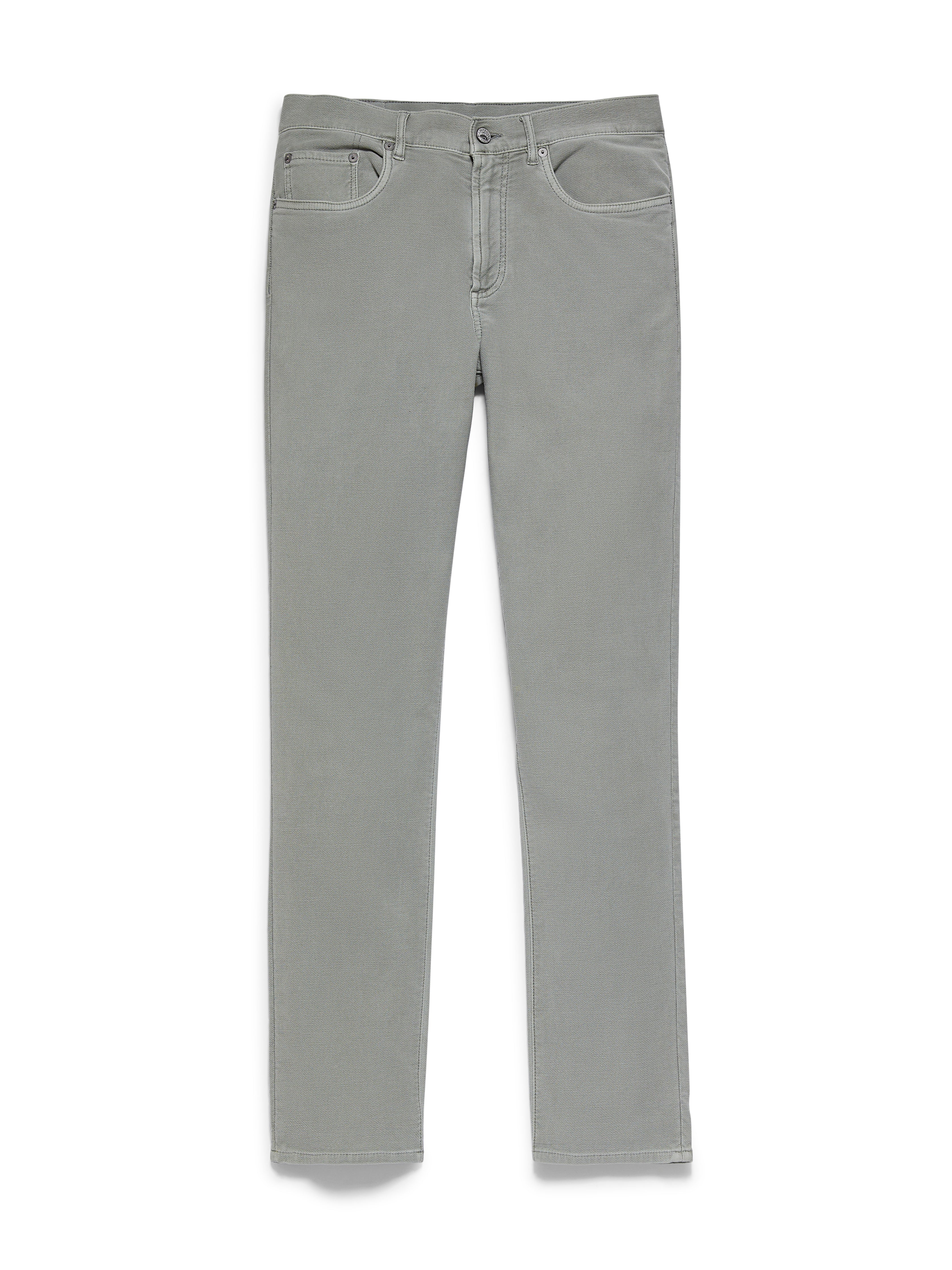 Stretch Terry 5-Pocket (30" Inseam) - Faded Olive