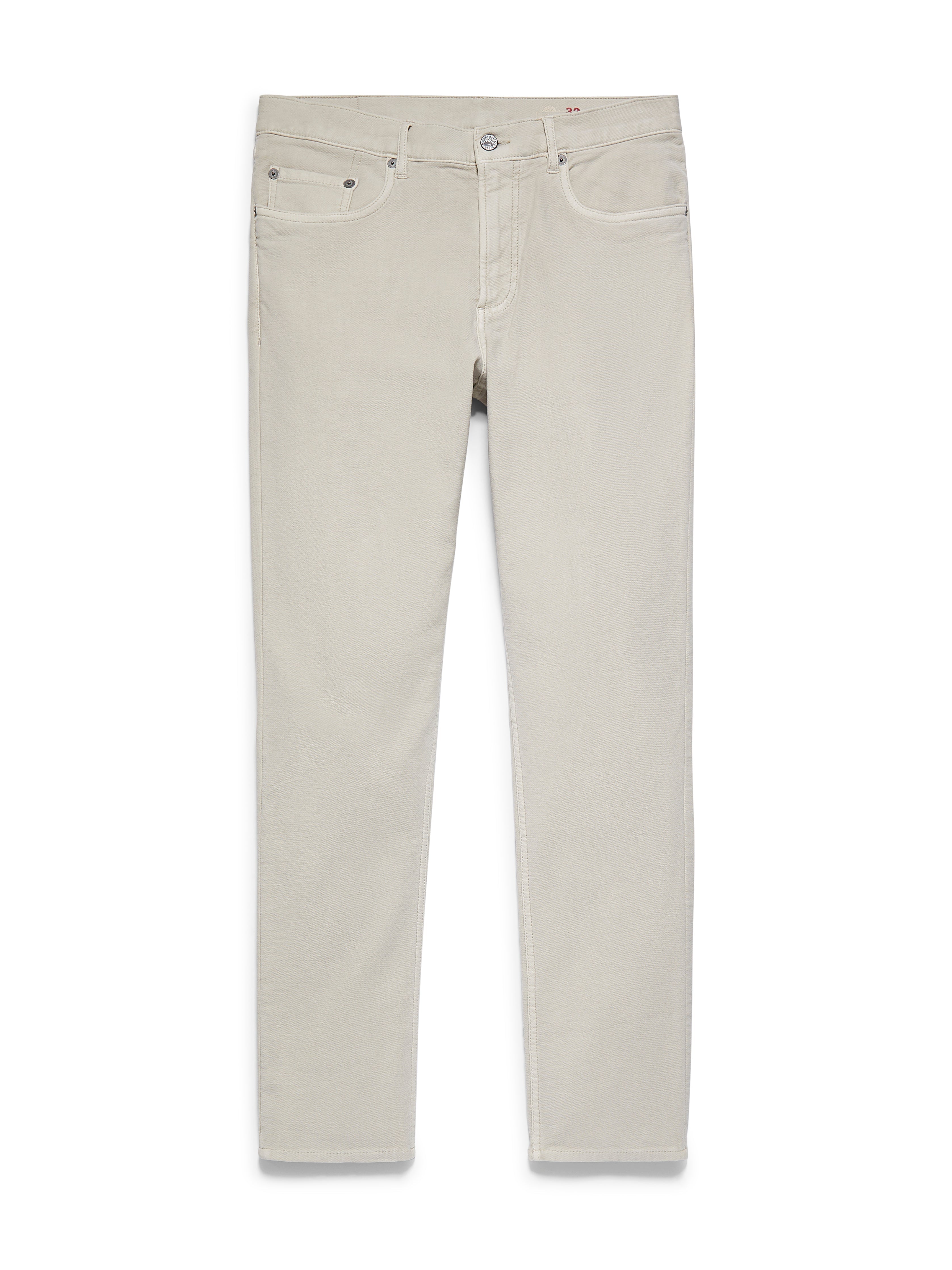 Stretch Terry 5-Pocket (30" Inseam) - Stone
