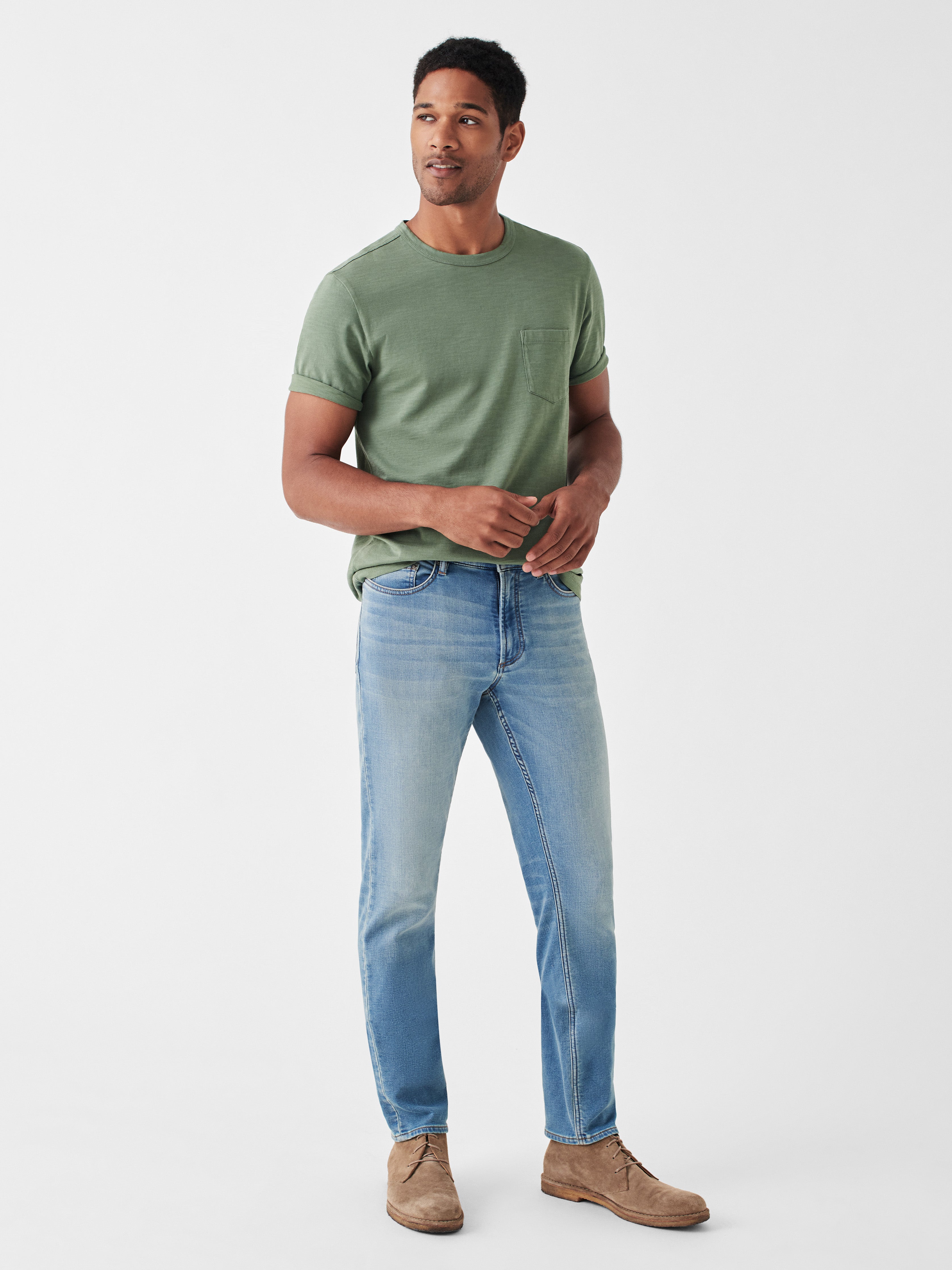 Stretch Terry Indigo 5-Pocket (30" Inseam) - Eastern Shore