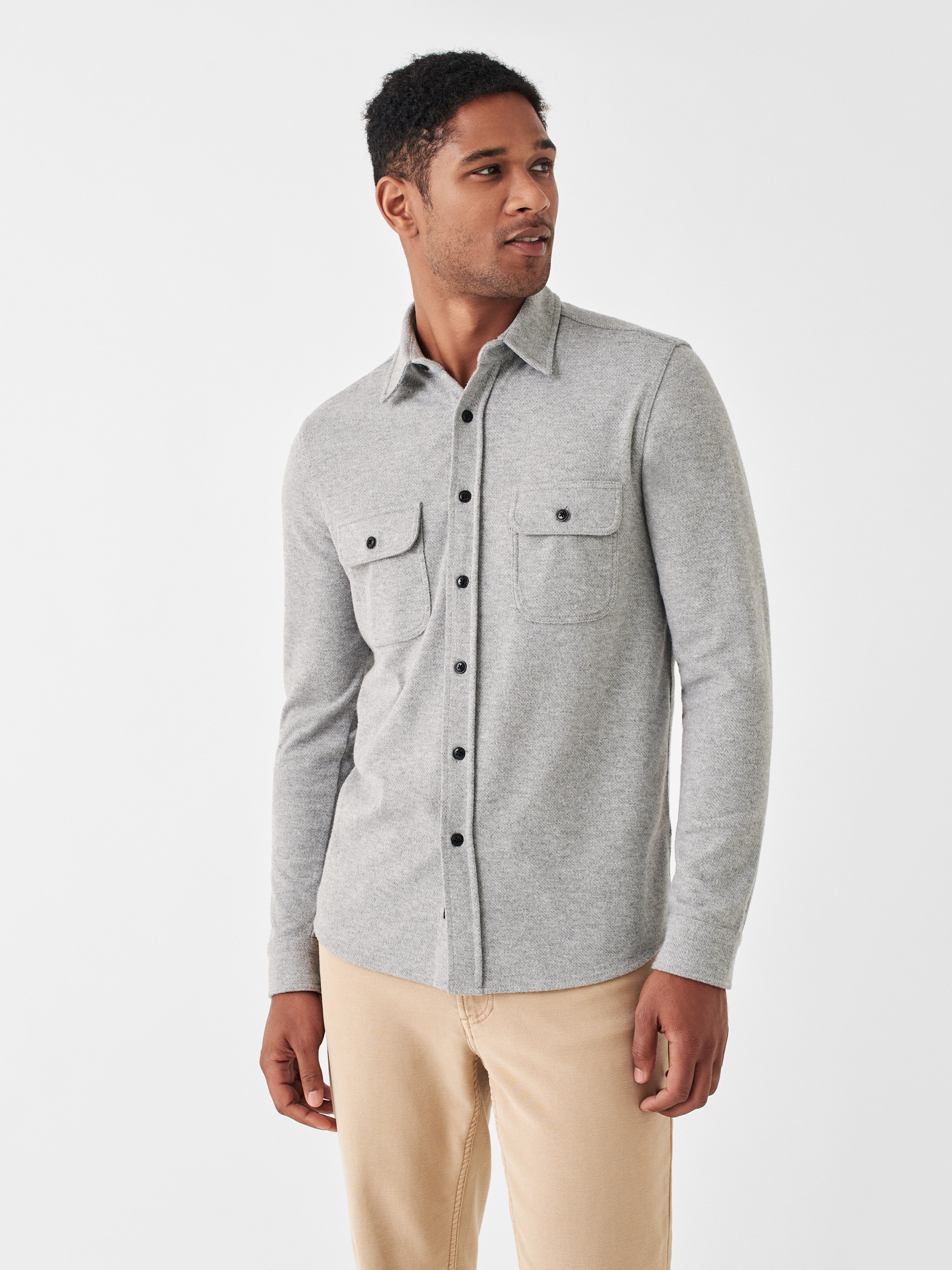 Legend™ Sweater Shirt - Fossil Grey Twill