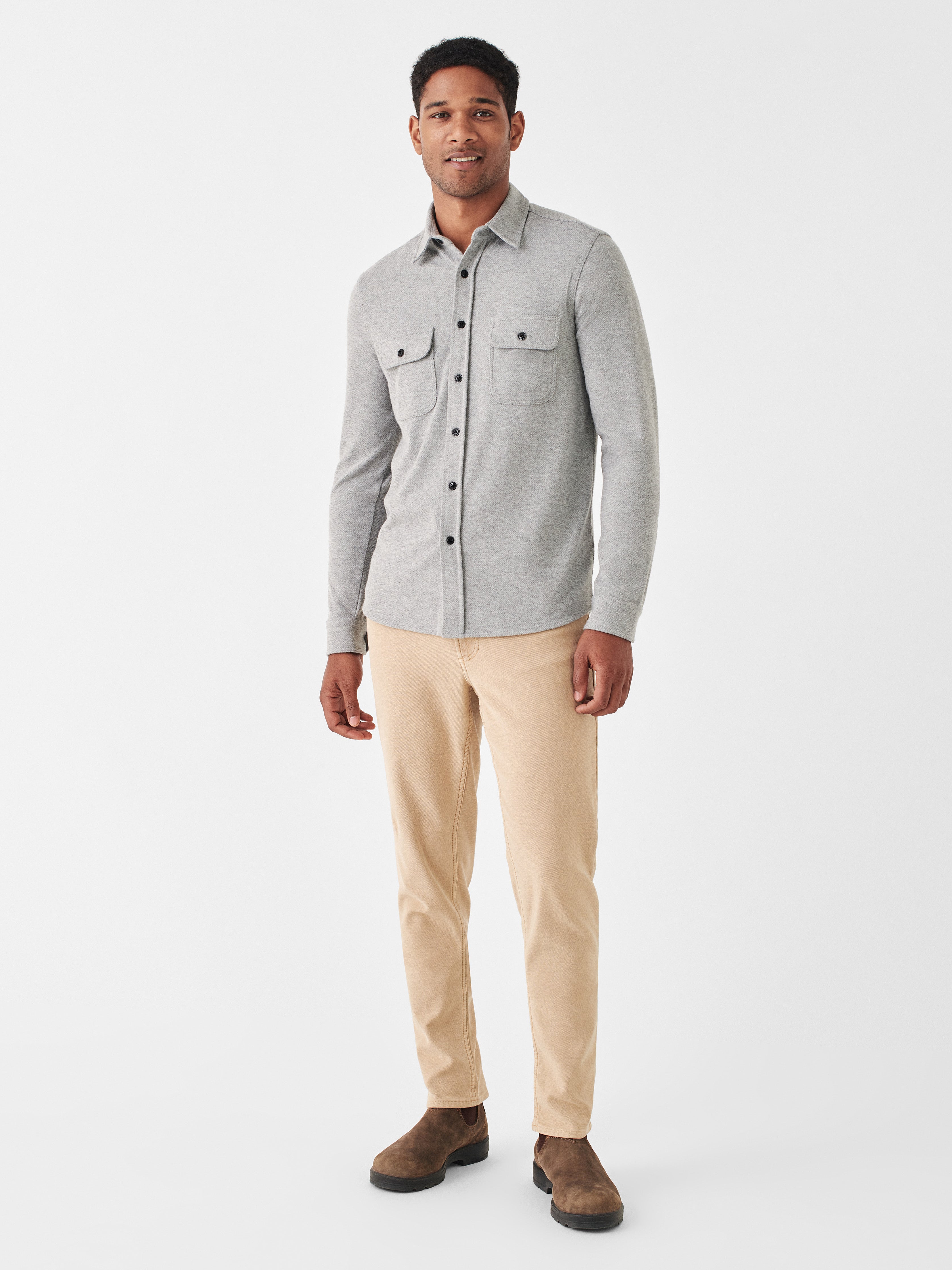 Legend™ Sweater Shirt - Fossil Grey Twill