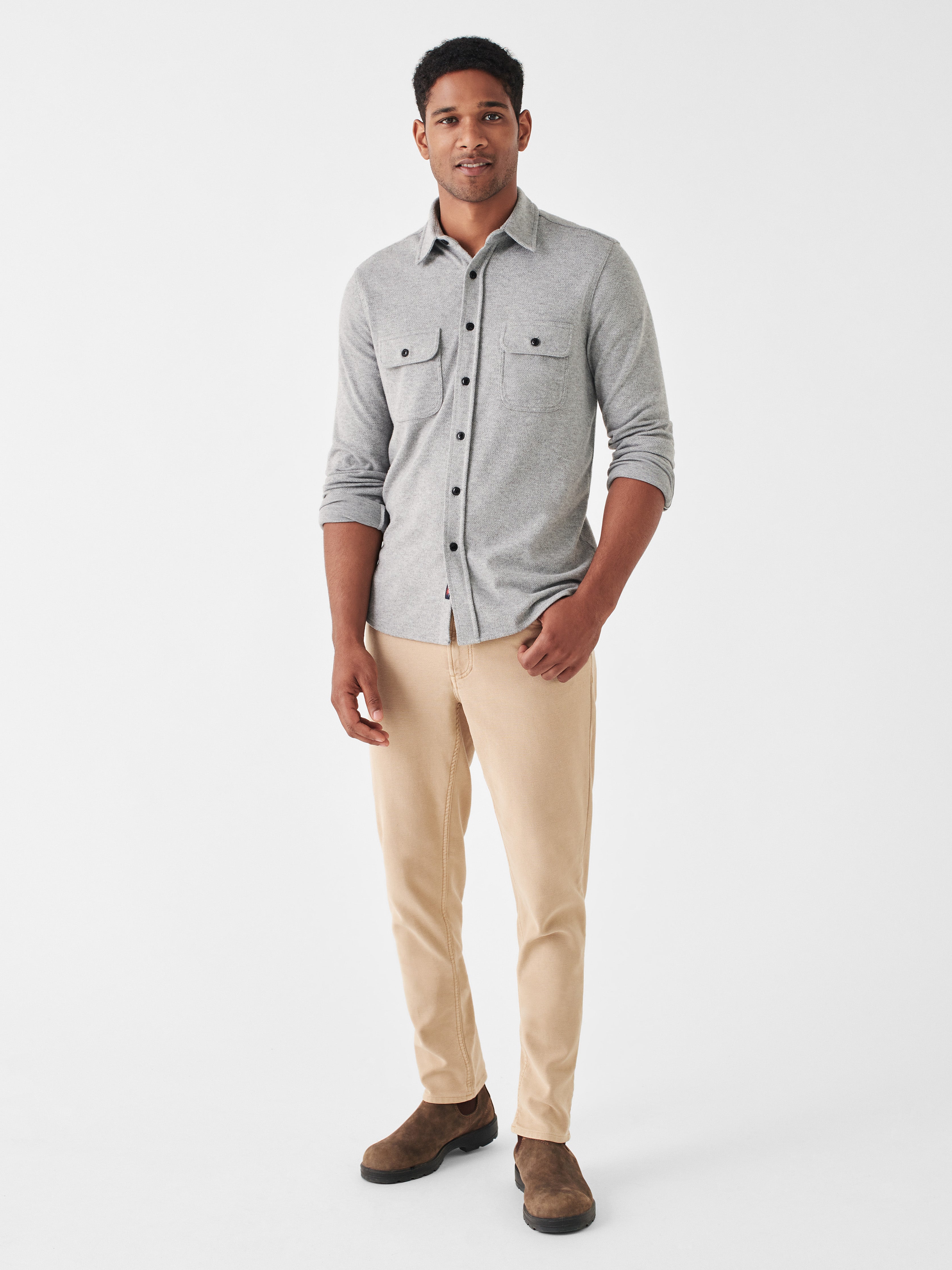 Legend™ Sweater Shirt - Fossil Grey Twill
