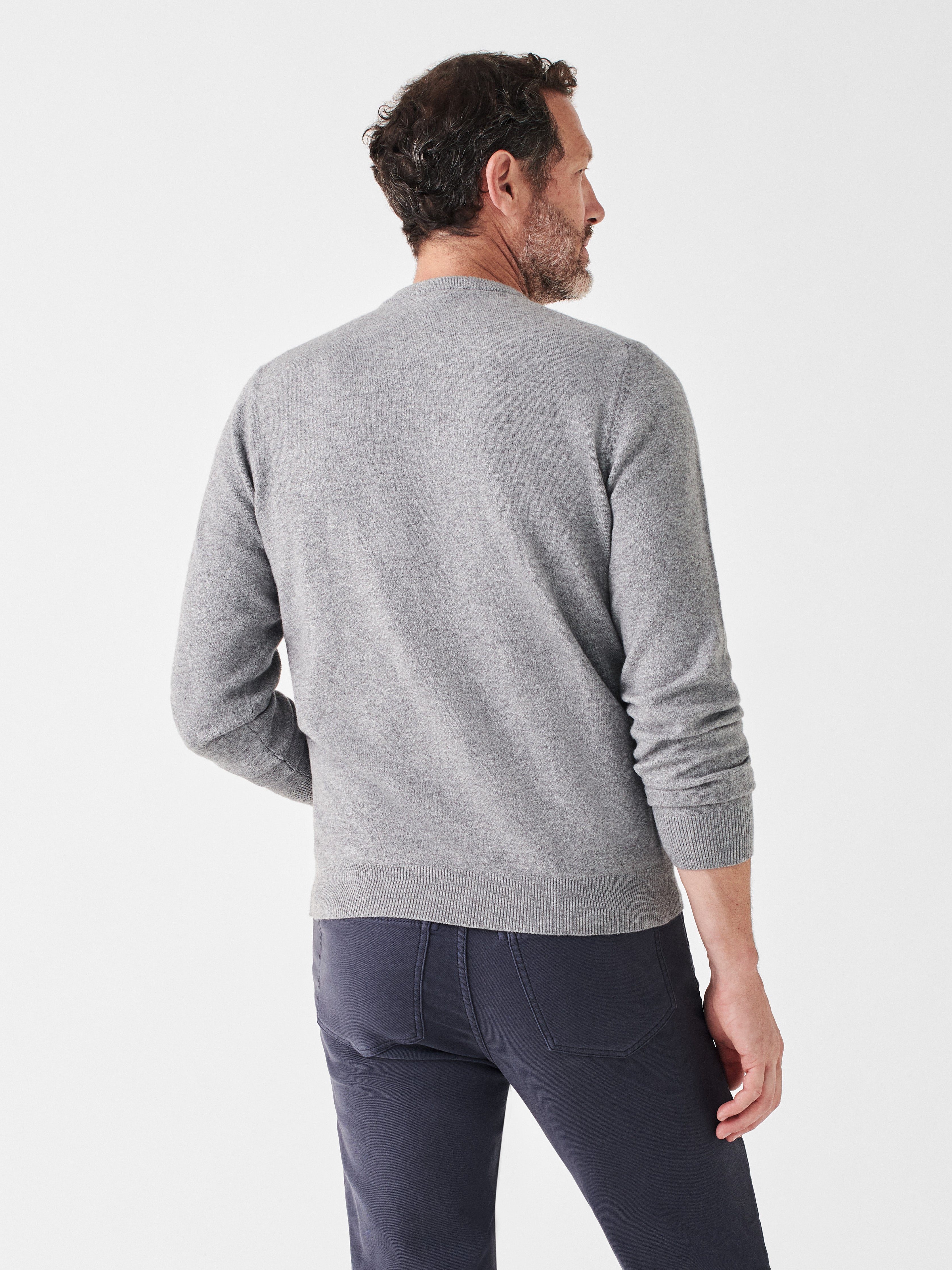 Mountain Crew Sweater - Light Grey Heather