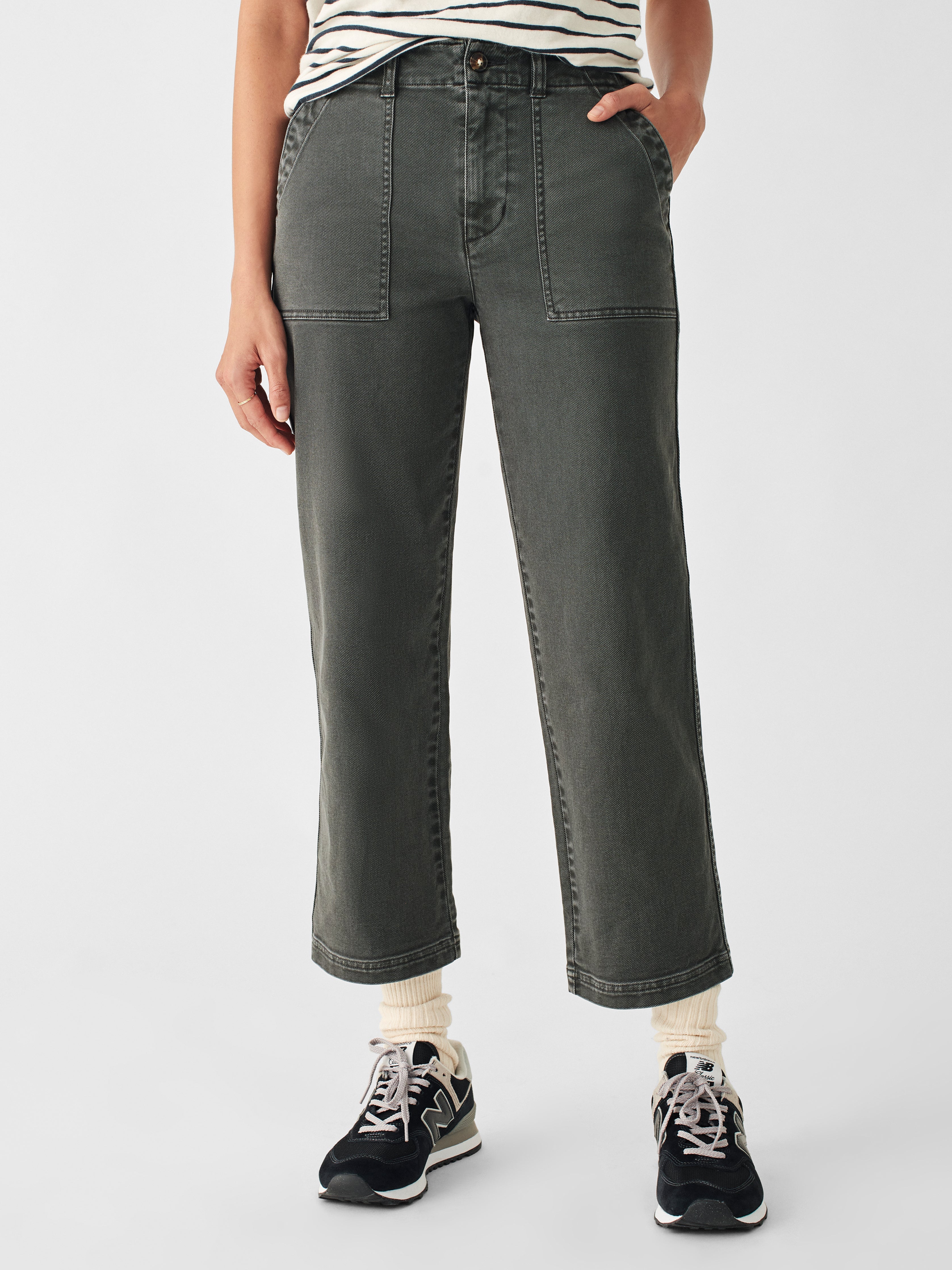 Utility Pant - Washed Black
