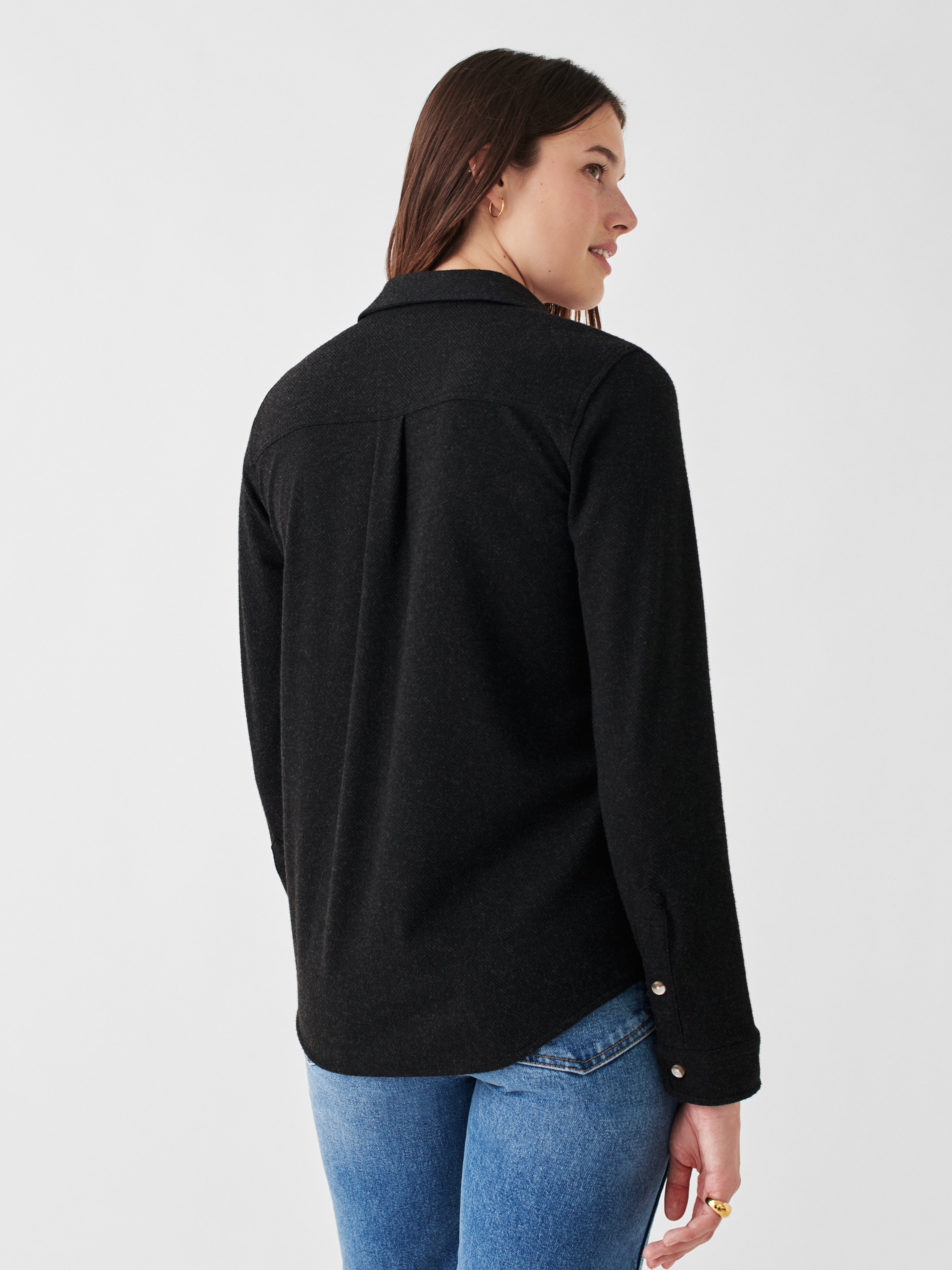 Legend™ Sweater Shirt - Heathered Black Twill