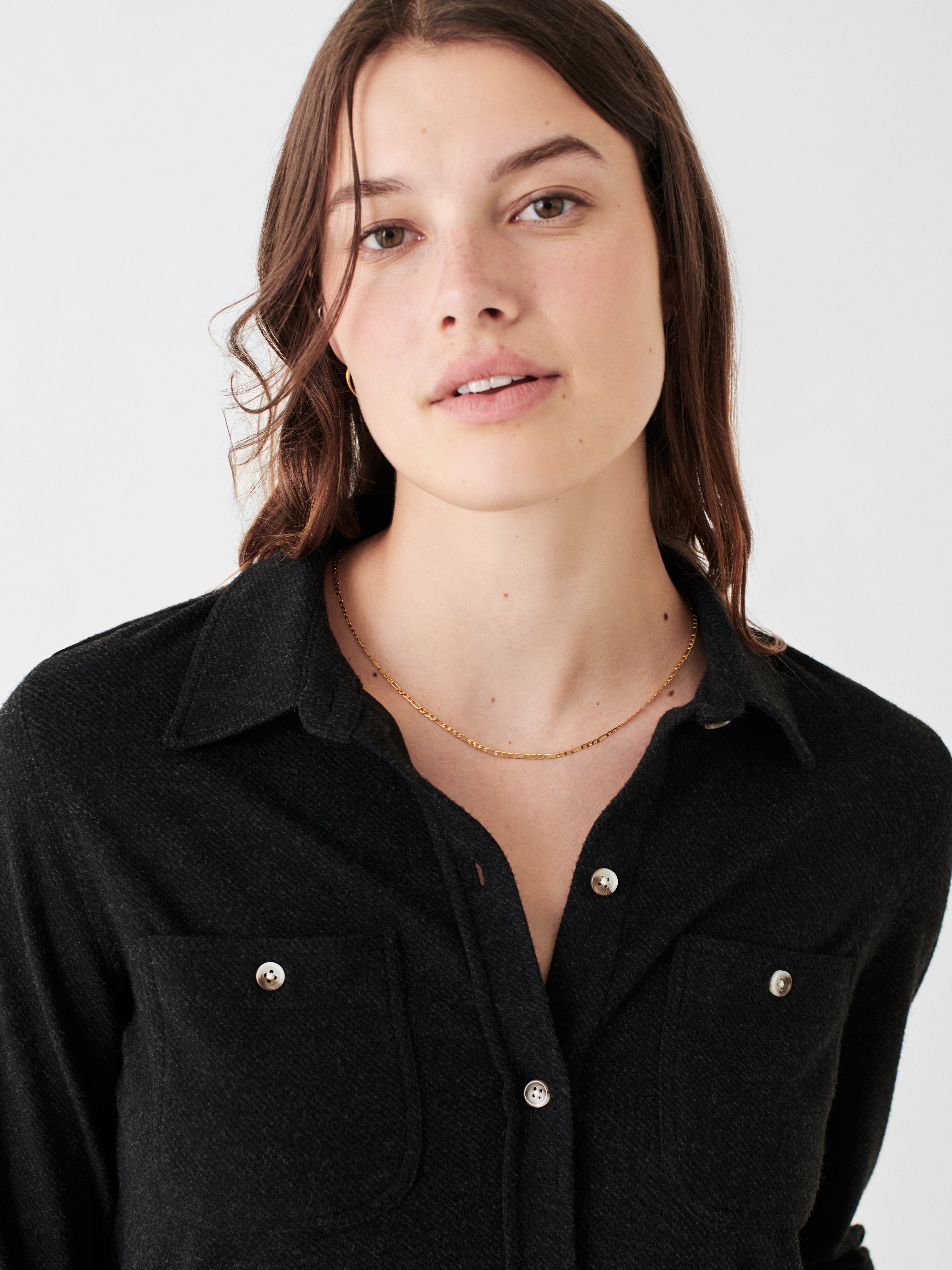 Legend™ Sweater Shirt - Heathered Black Twill