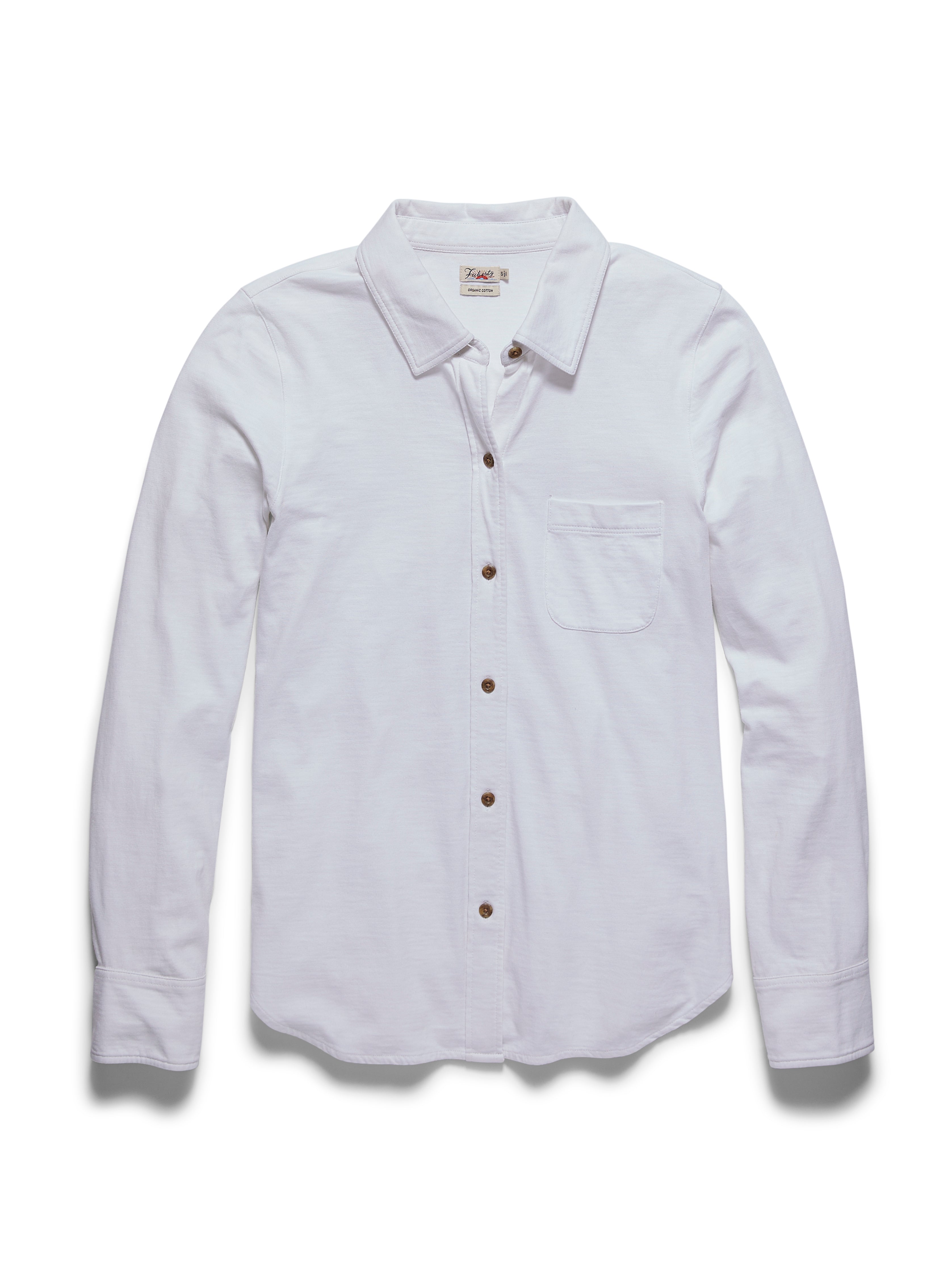 Sunwashed Knit Shirt - White