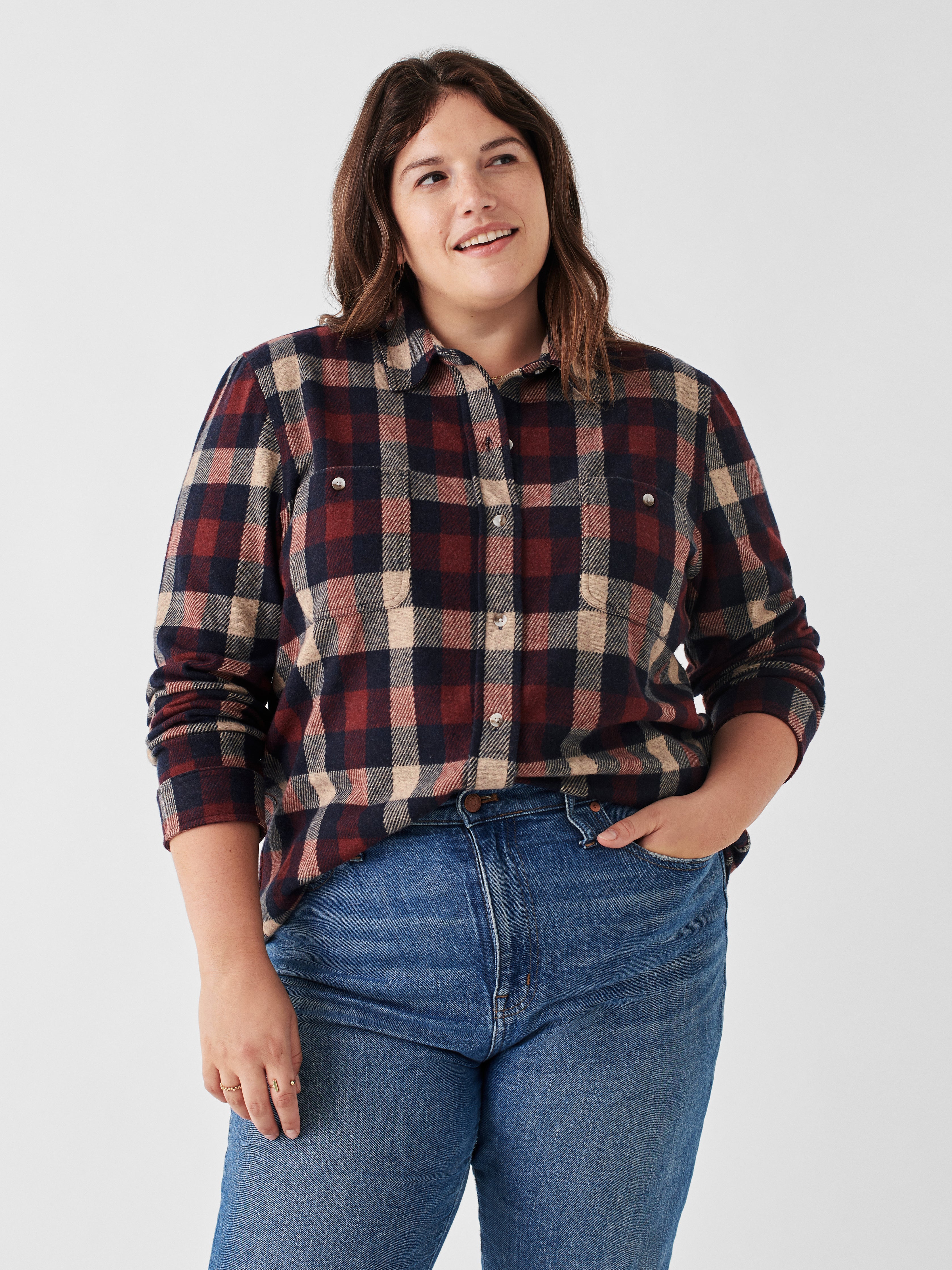 Legend™ Sweater Shirt - Burchfield Plaid