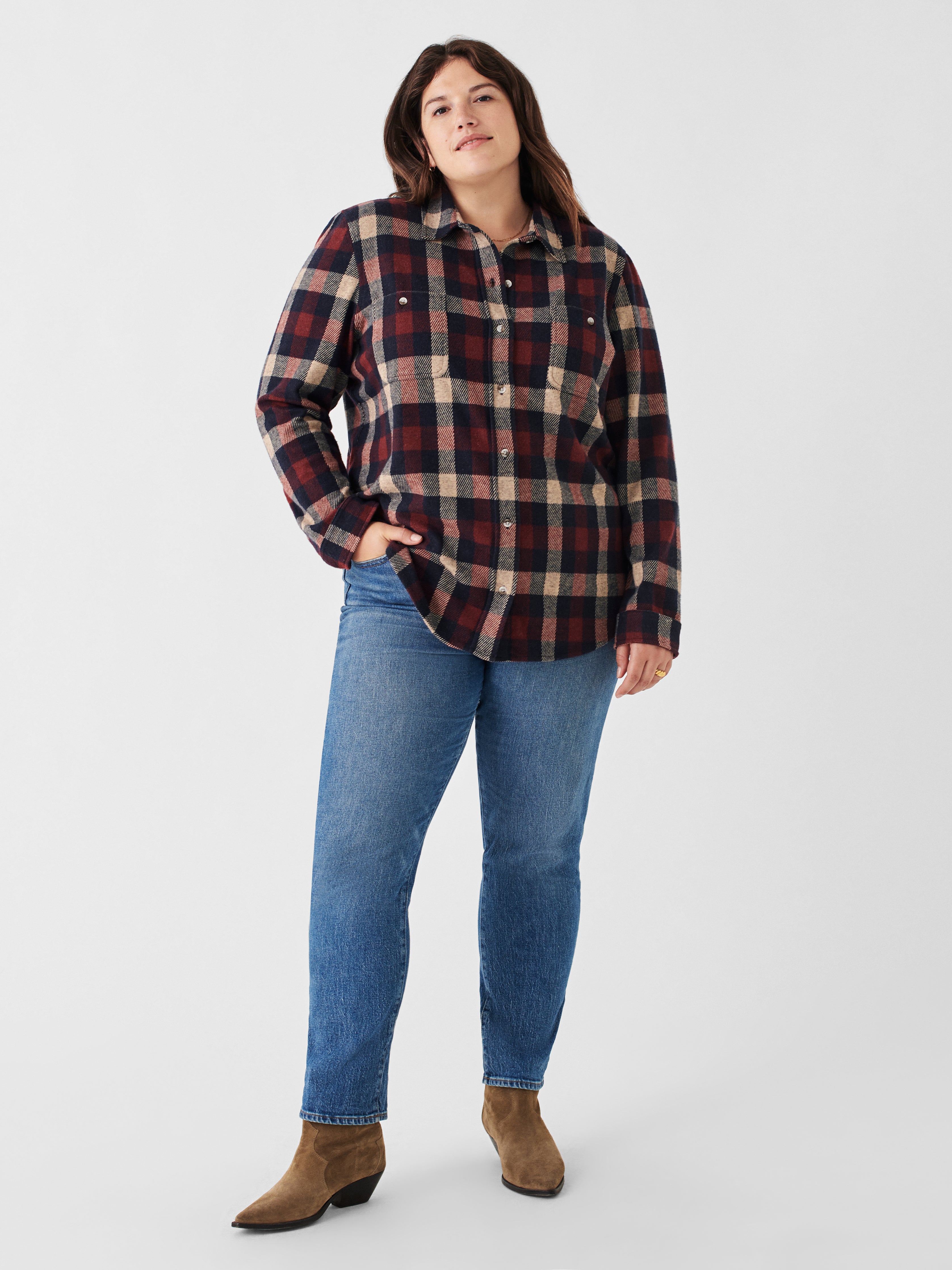 Legend™ Sweater Shirt - Burchfield Plaid