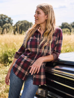 Legend™ Sweater Shirt - Burchfield Plaid