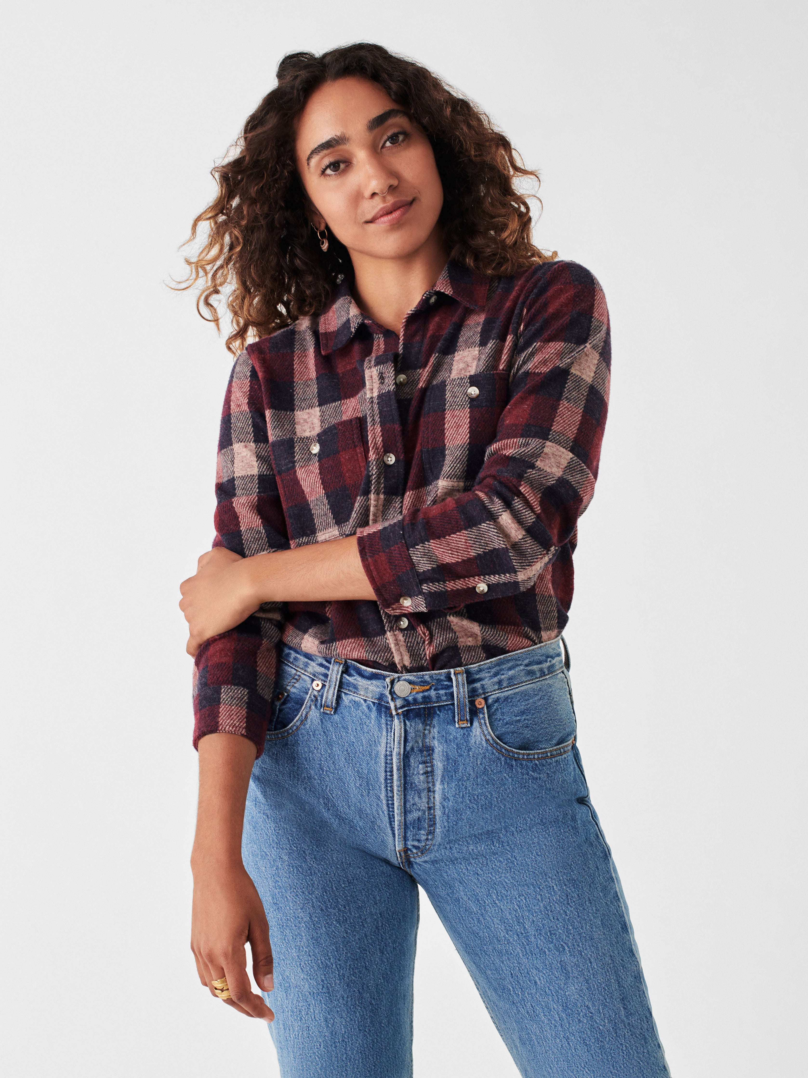 Legend™ Sweater Shirt - Burchfield Plaid
