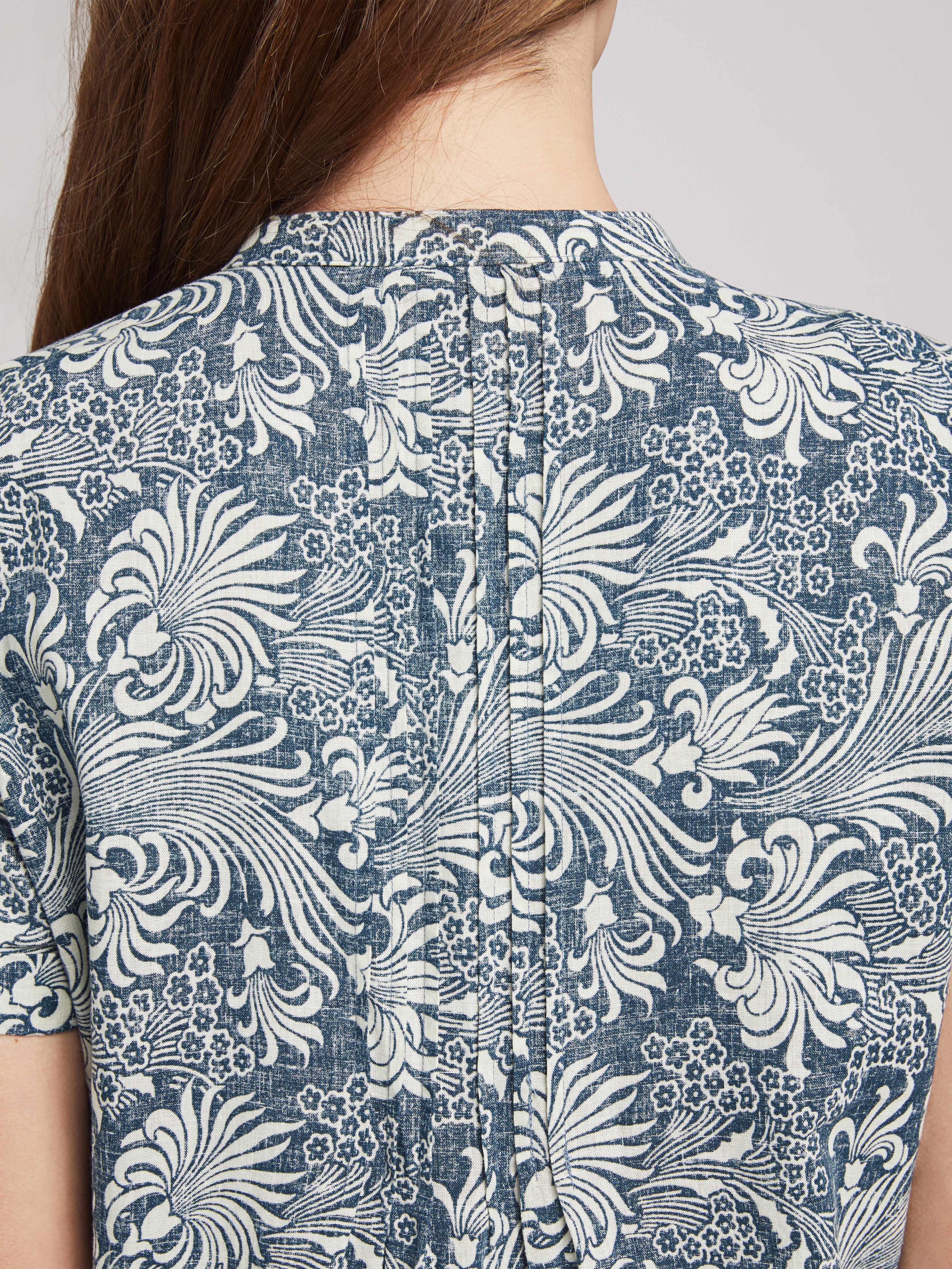 Gemina Dress - Blue Kyoto Blossom