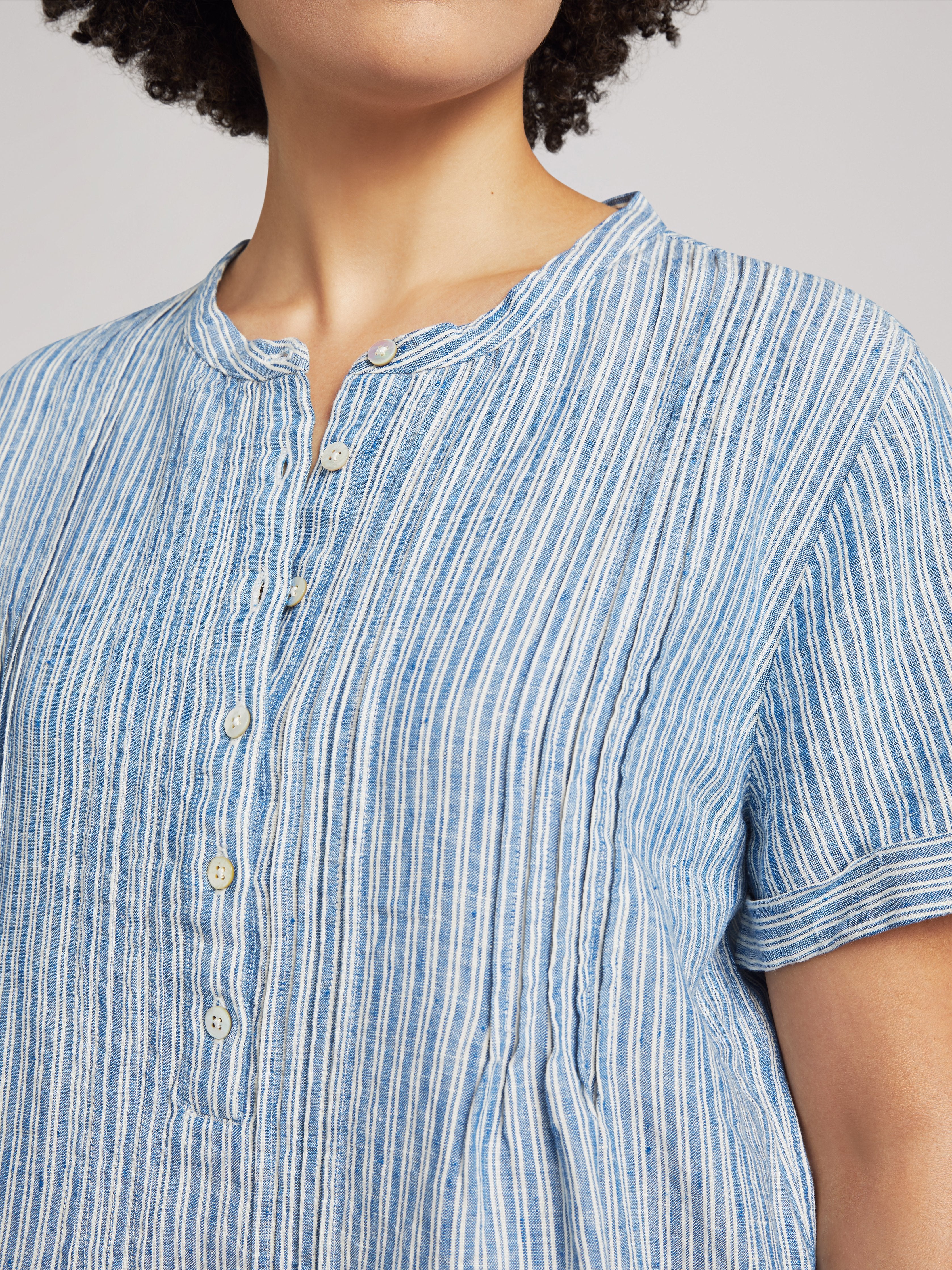 Gemina Dress - Railroad Stripe