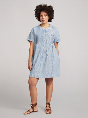 Gemina Dress - Railroad Stripe