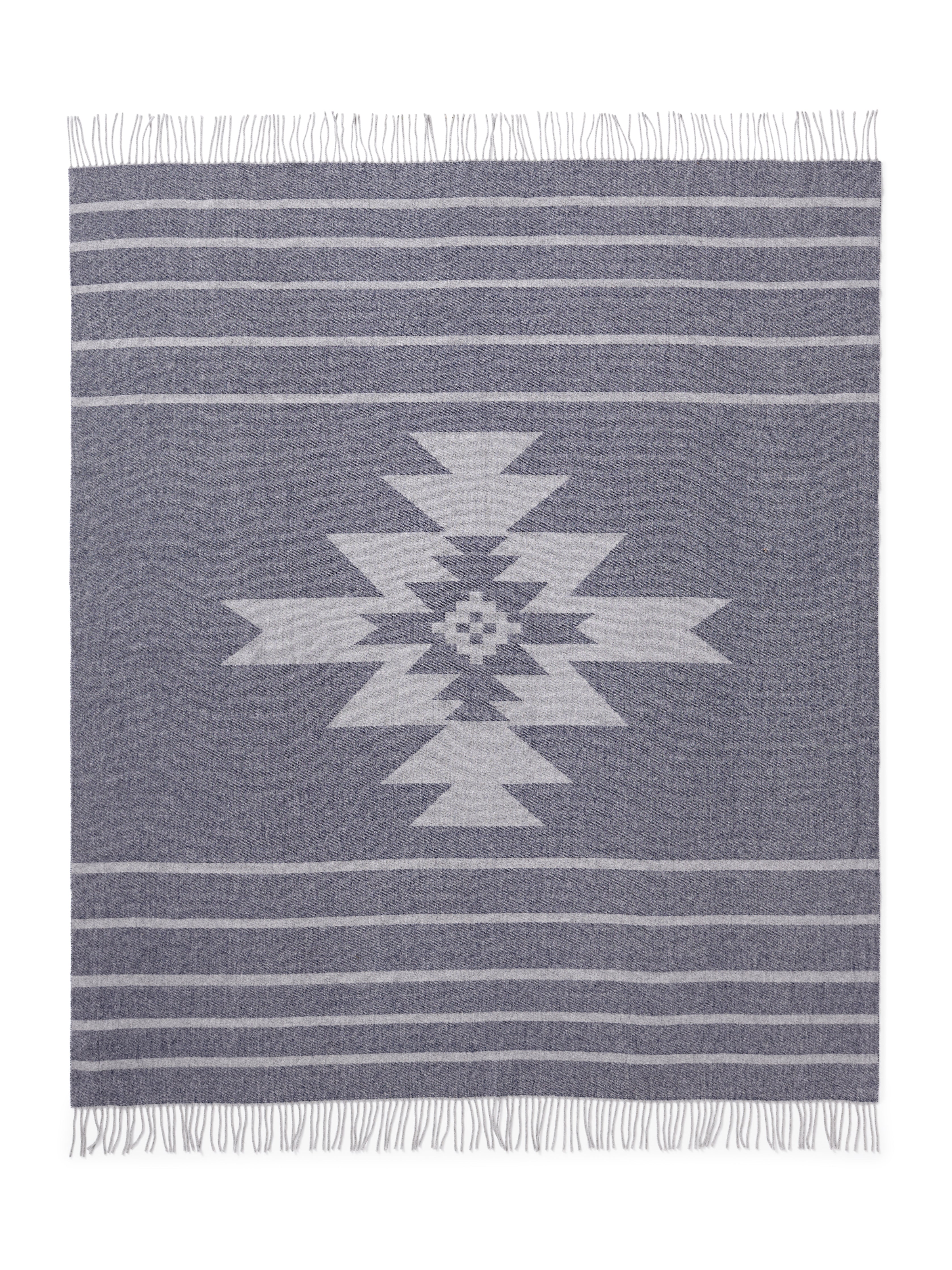 Doug Feather Cashmere Blanket - Midnight Star