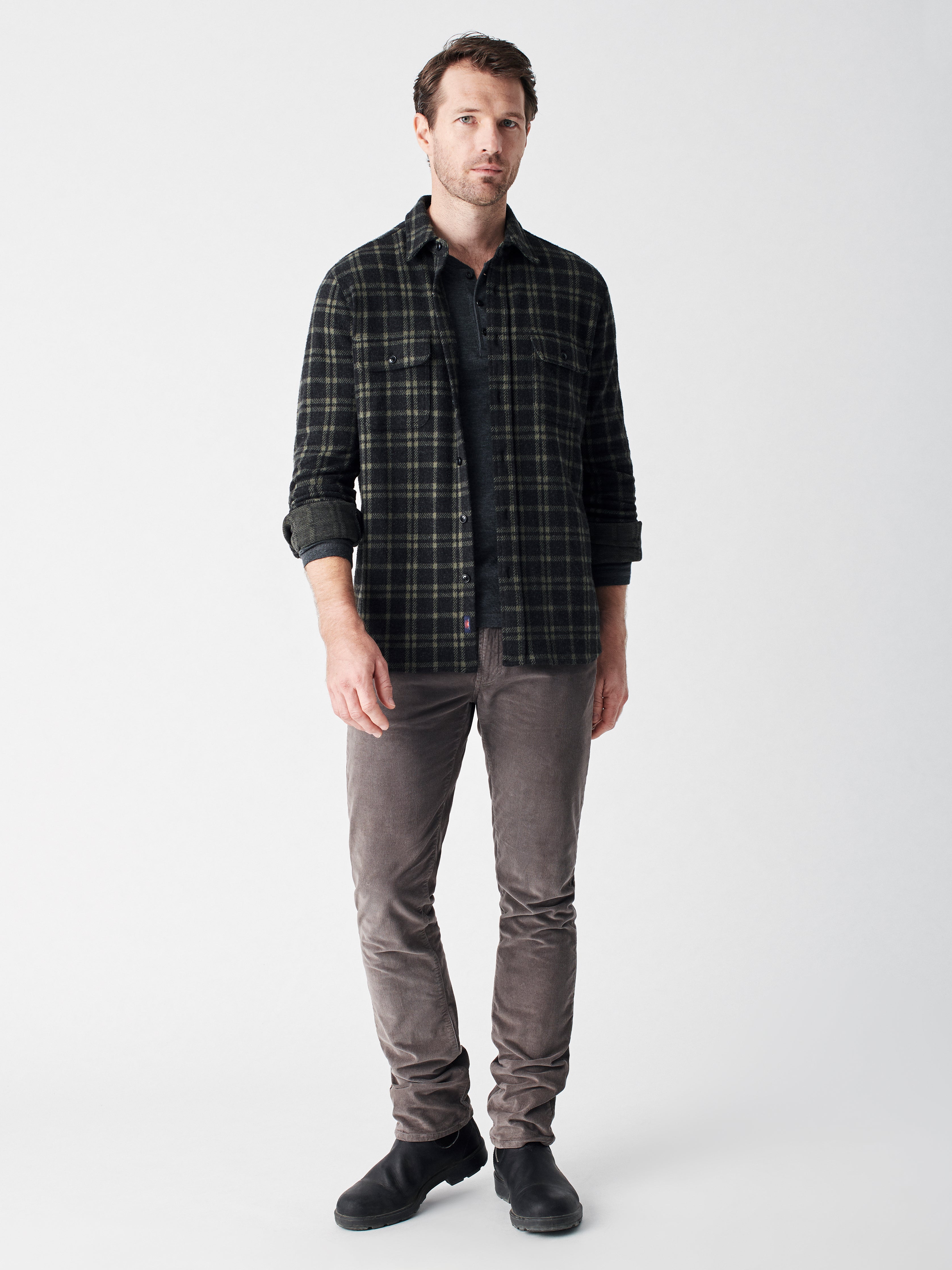 Legend™ Sweater Shirt - Delevan Plaid