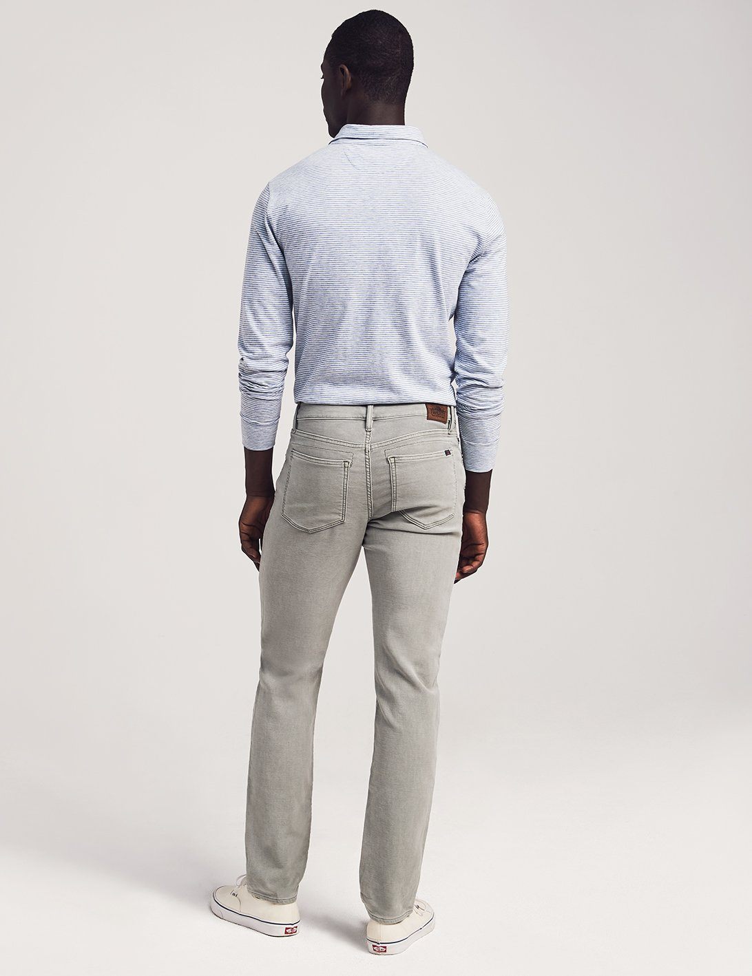 Stretch Terry 5-Pocket (30" Inseam) - Faded Olive