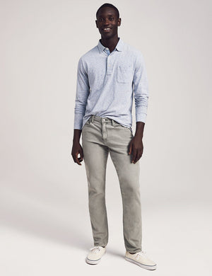 Stretch Terry 5-Pocket (30" Inseam) - Faded Olive