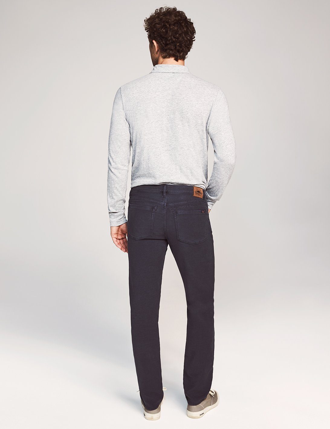 Stretch Terry 5-Pocket Pant - Navy