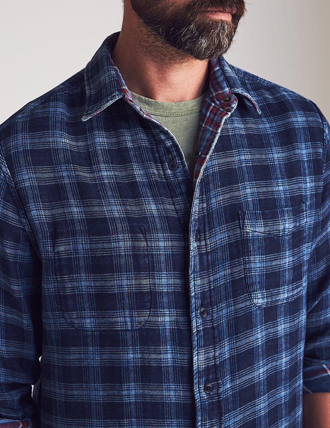 The Reversible Shirt - Washed Indigo