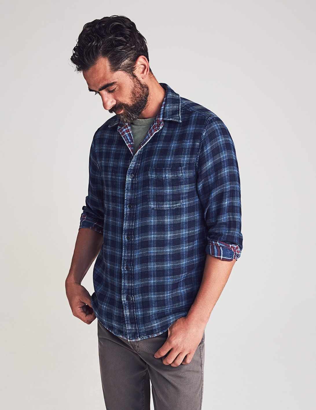 The Reversible Shirt - Washed Indigo