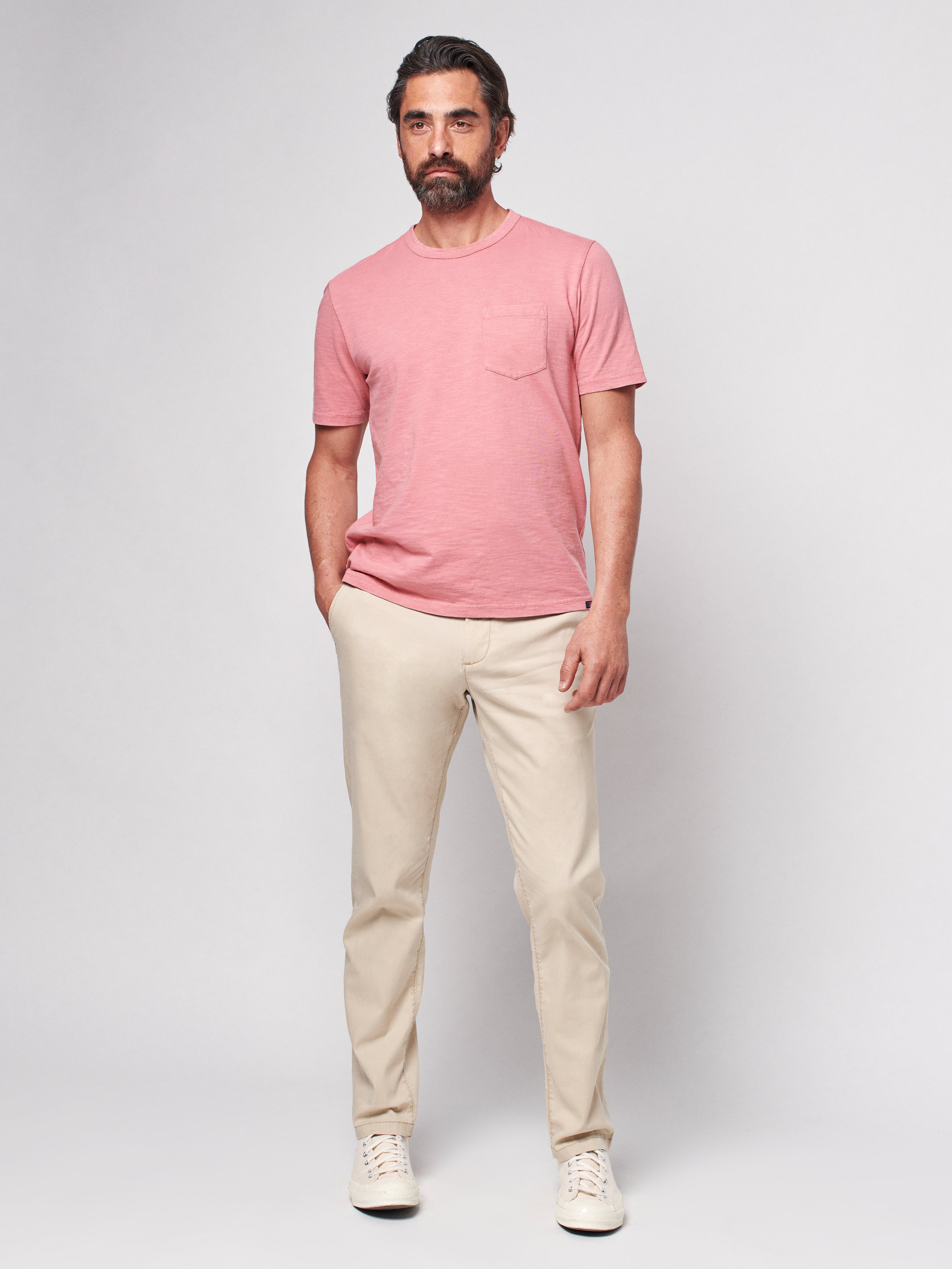 Sunwashed Pocket Tee - Faded Flag