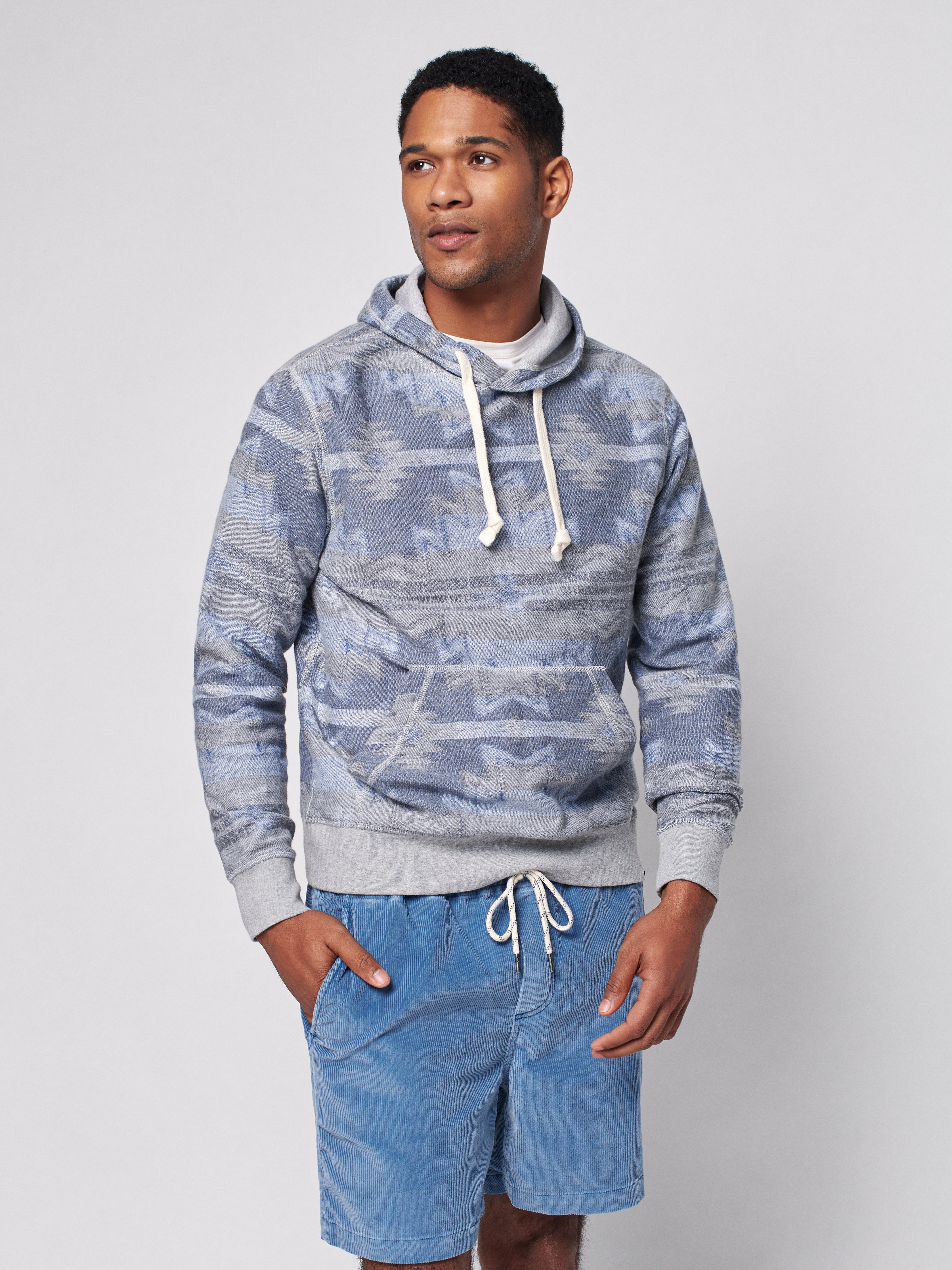 Doug Good Feather Hoodie - Arctic Star