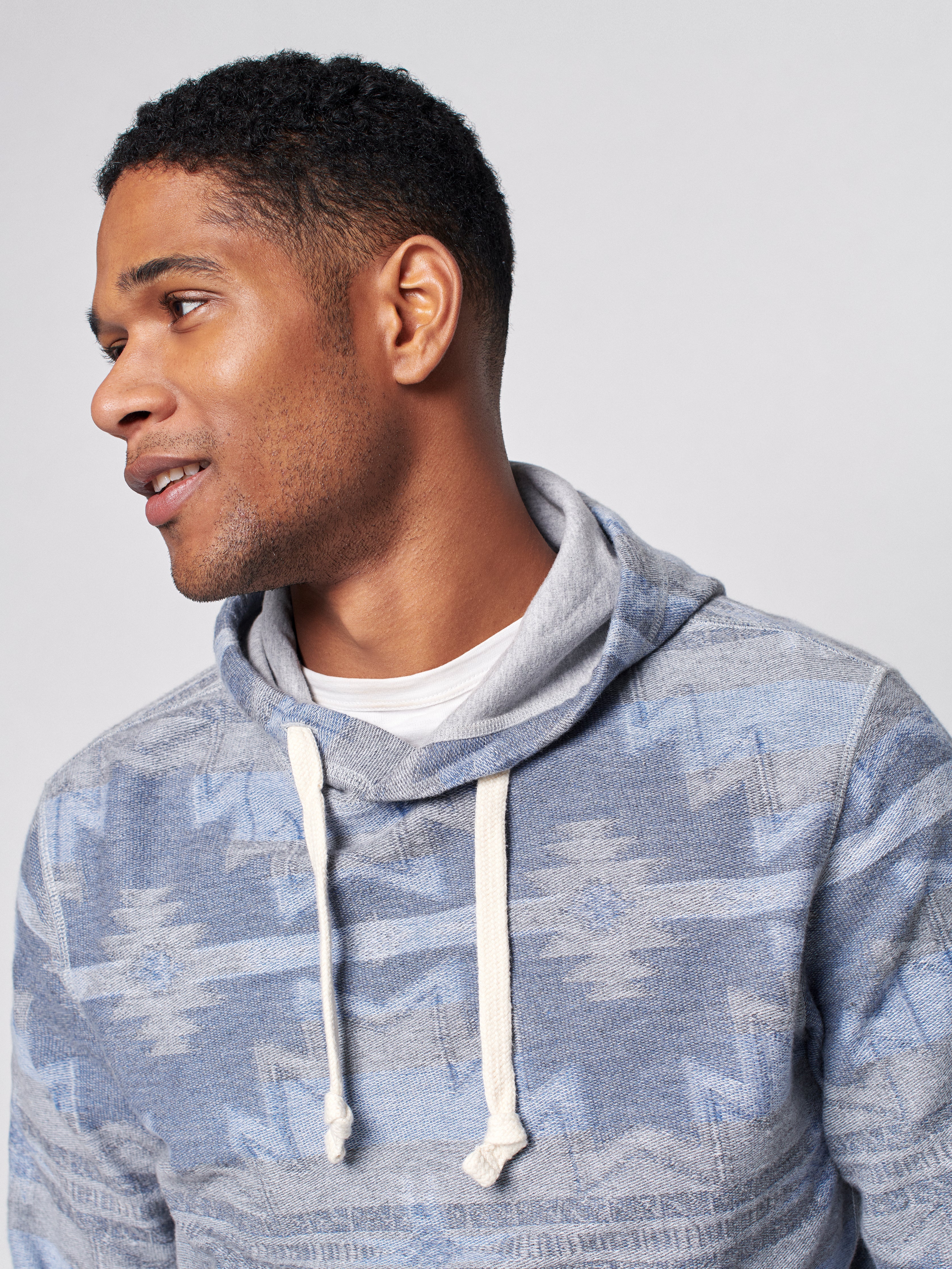 Doug Good Feather Hoodie - Arctic Star