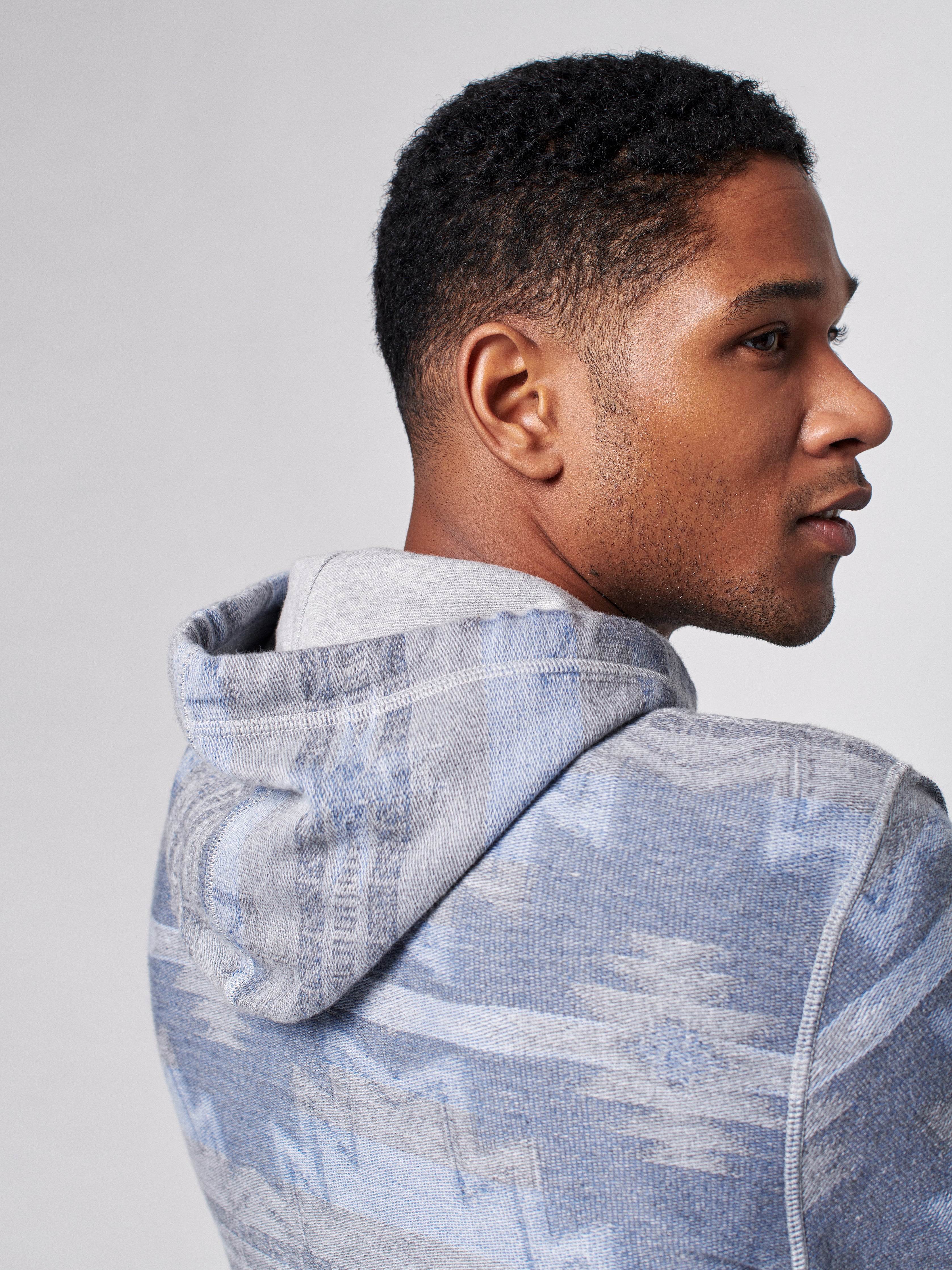 Doug Good Feather Hoodie - Arctic Star