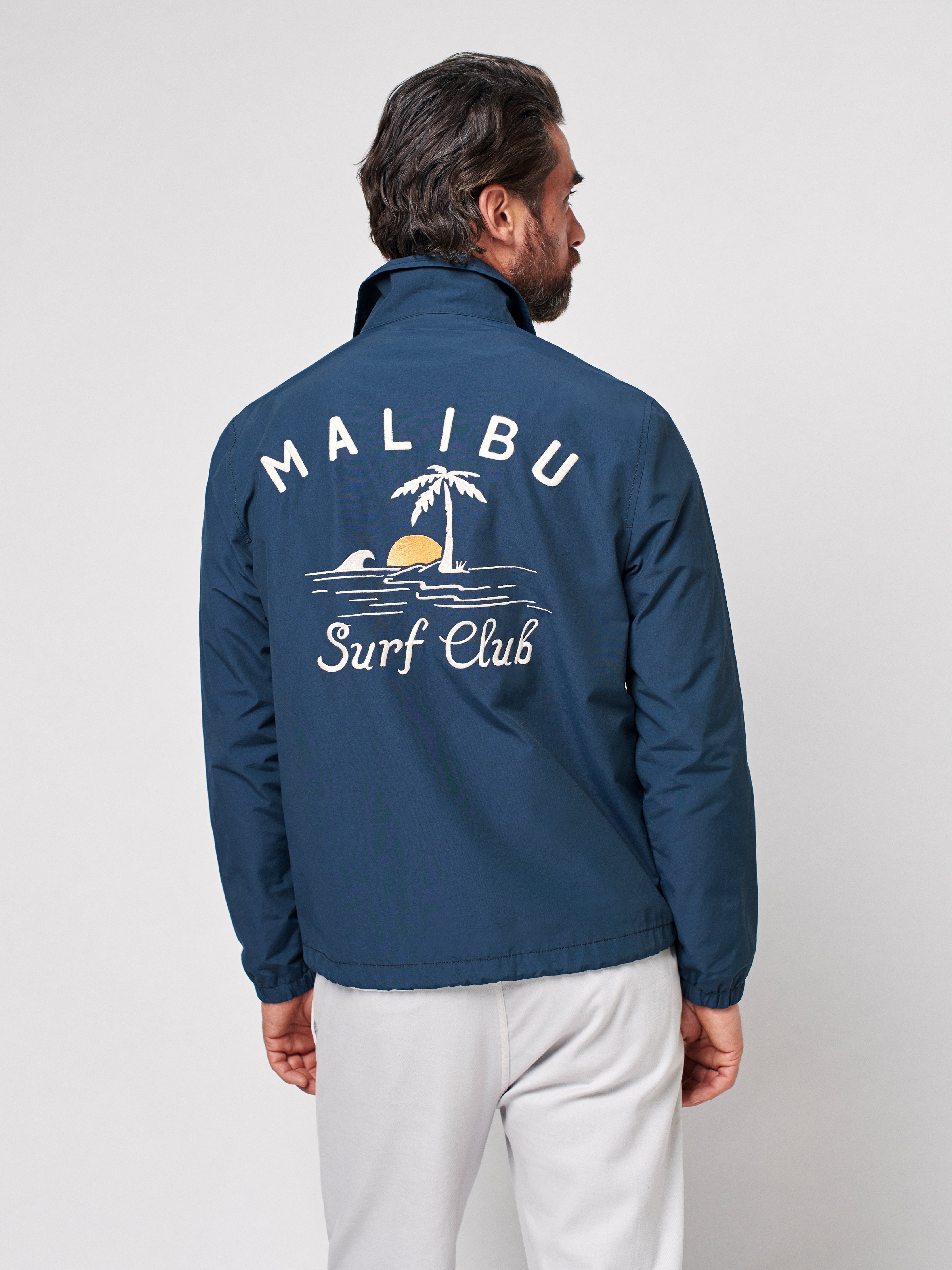 Shoreside Coaches Jacket - Navy Sea