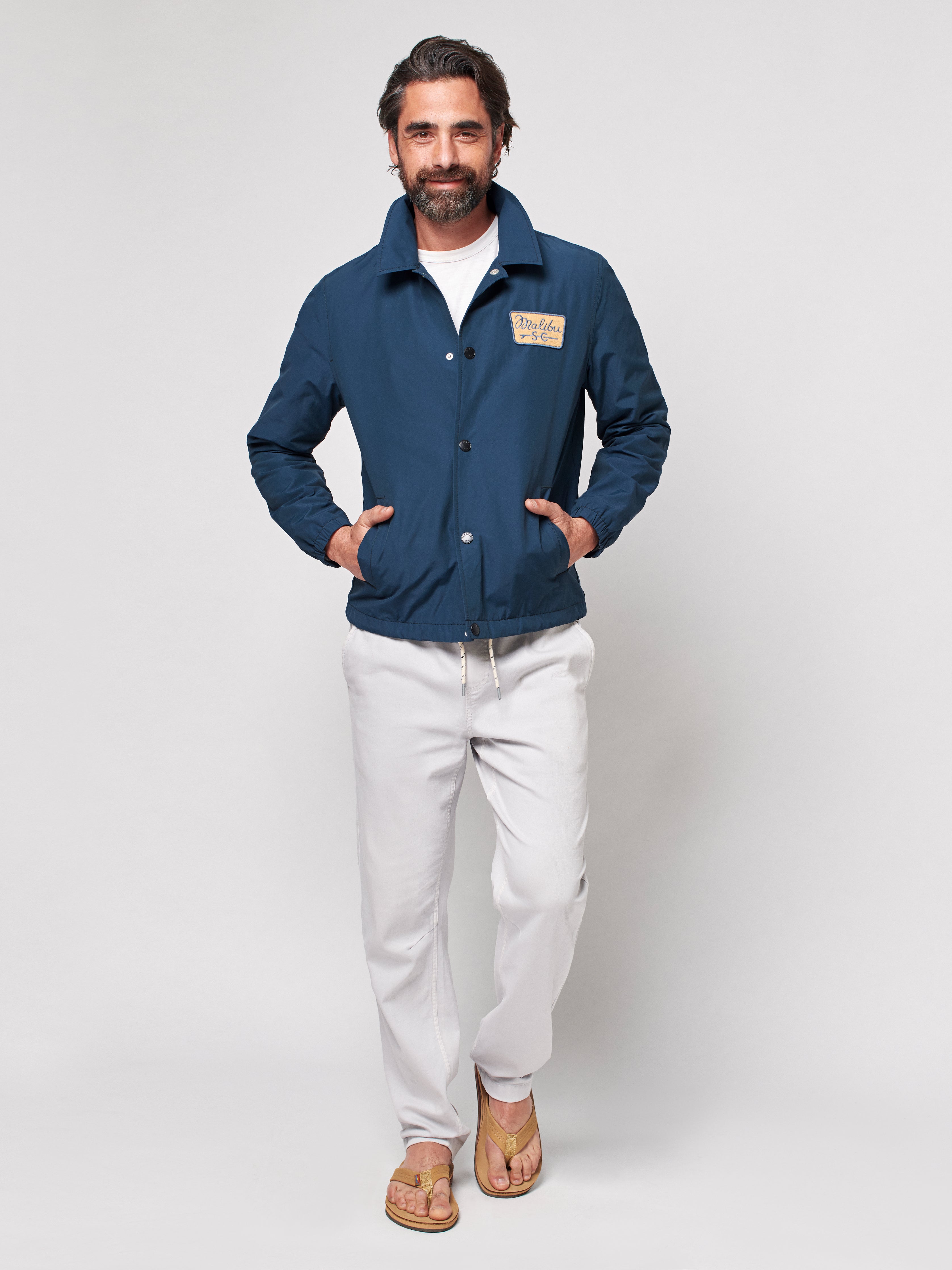 Shoreside Coaches Jacket - Navy Sea
