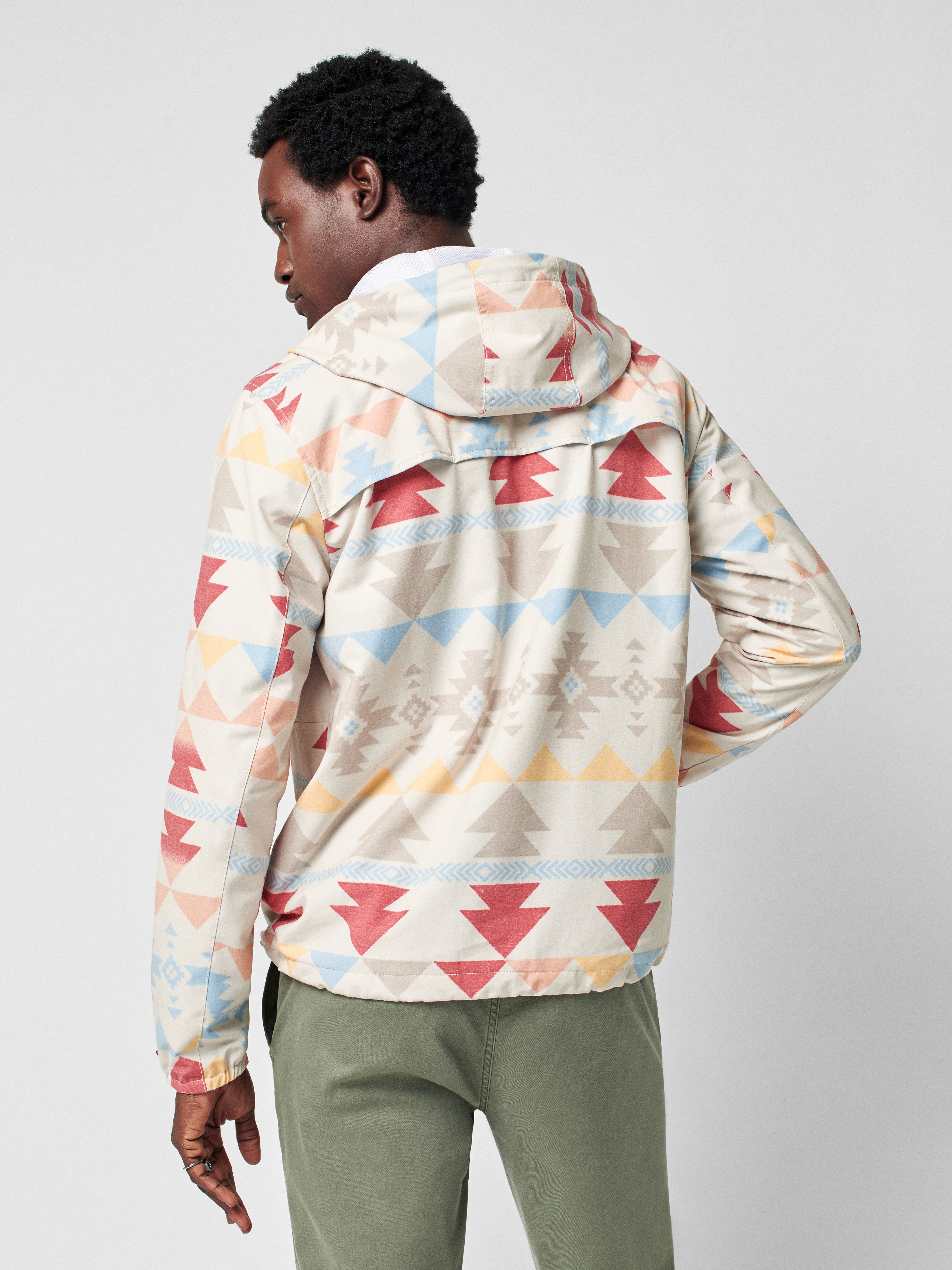 Doug Good Feather Printed Anorak - Six Rivers Sunrise
