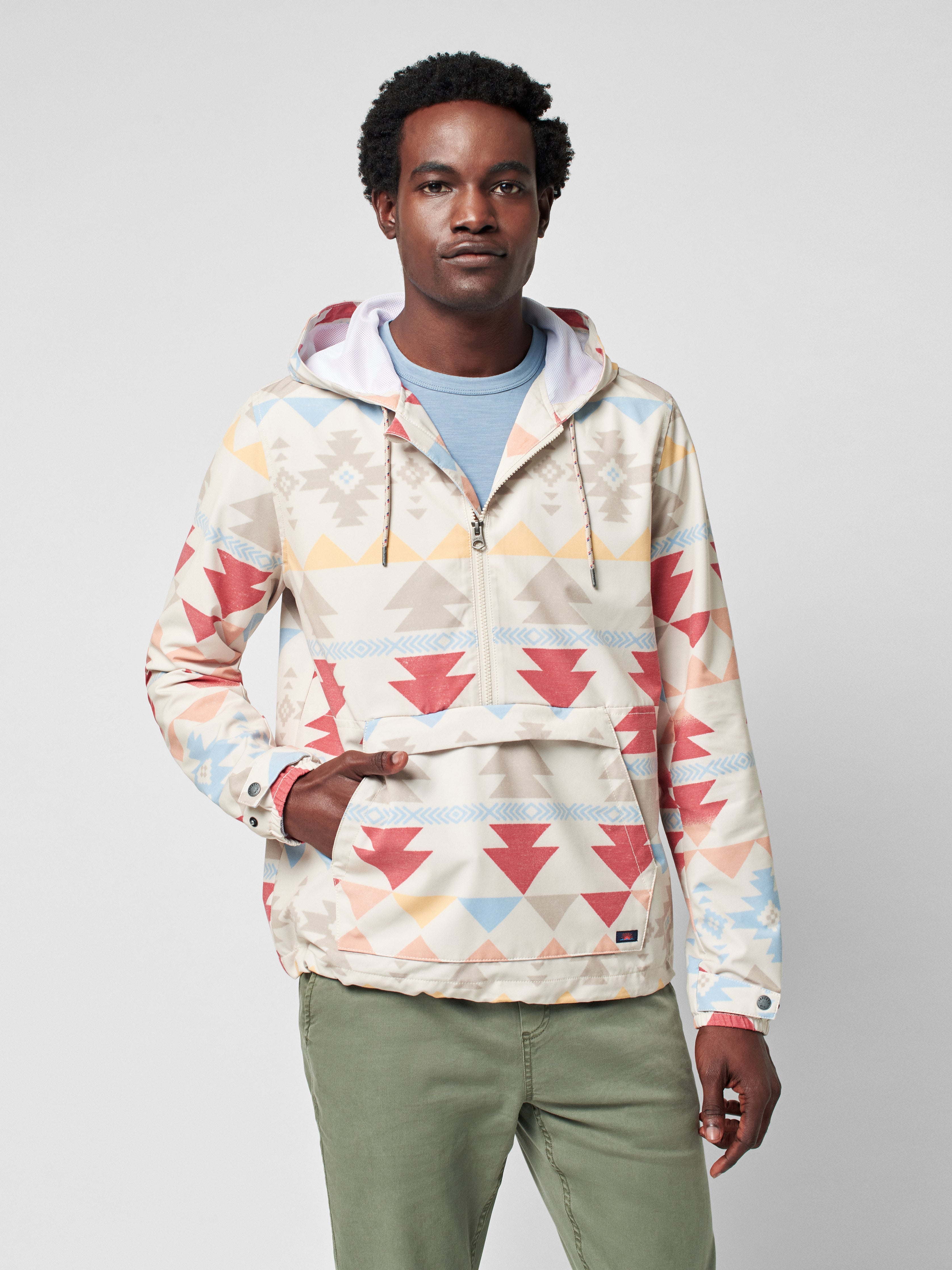 Doug Good Feather Printed Anorak - Six Rivers Sunrise