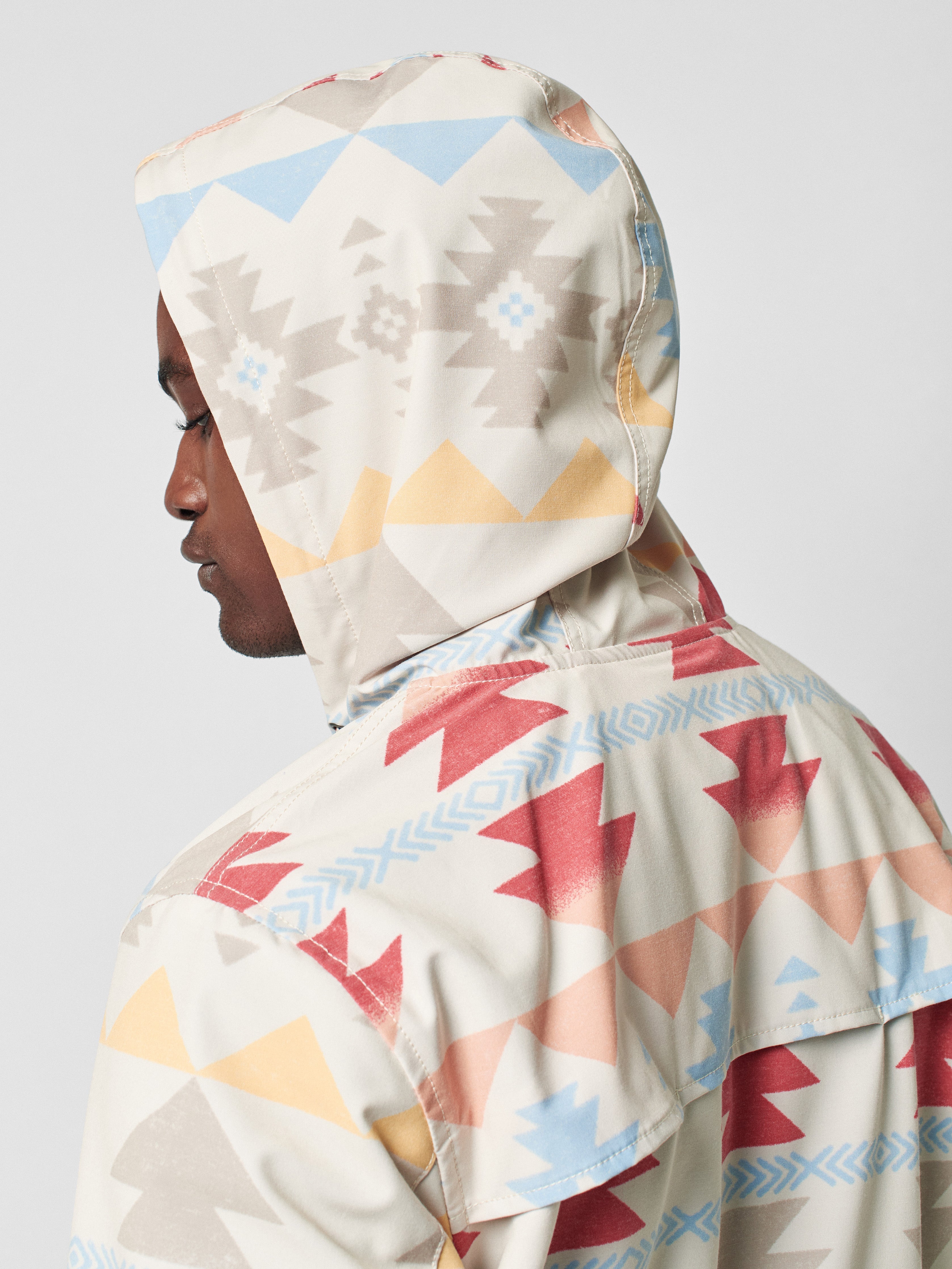 Doug Good Feather Printed Anorak - Six Rivers Sunrise