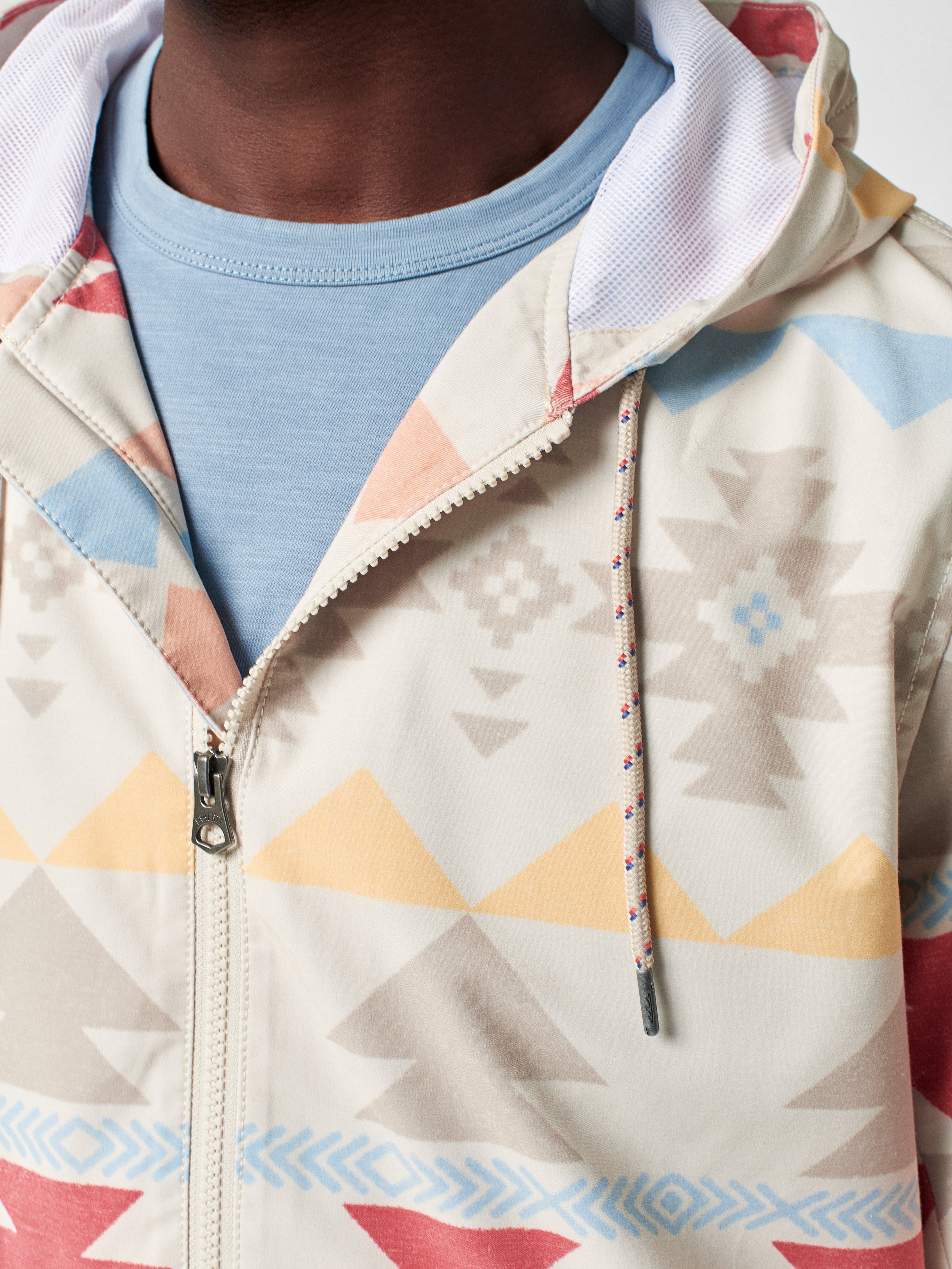 Doug Good Feather Printed Anorak - Six Rivers Sunrise