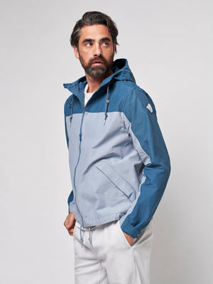 Rain Anorak - Blue Water/Grey Smoke