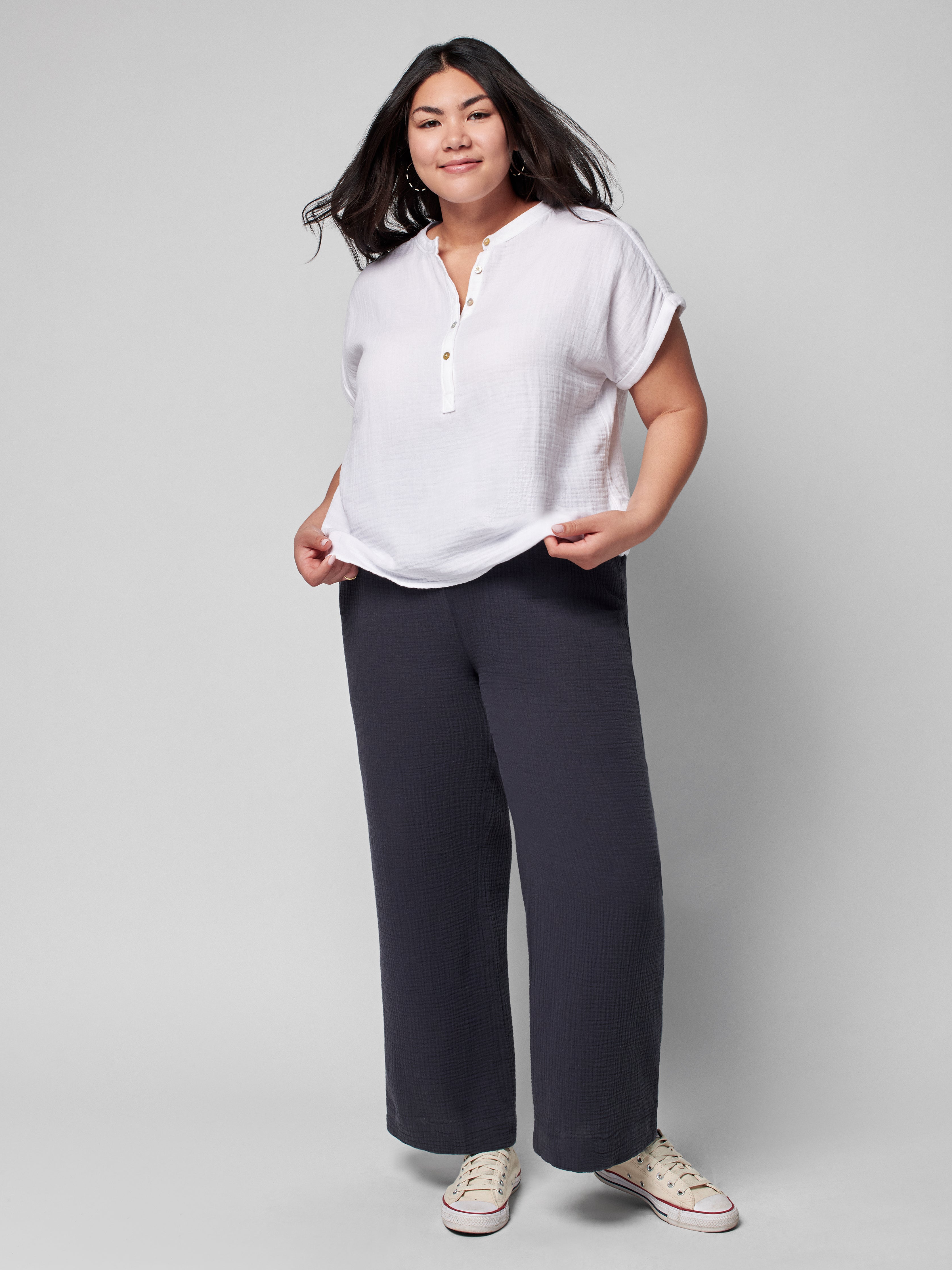Dream Cotton Gauze Desmond Top - White *Now live w 7 variants*