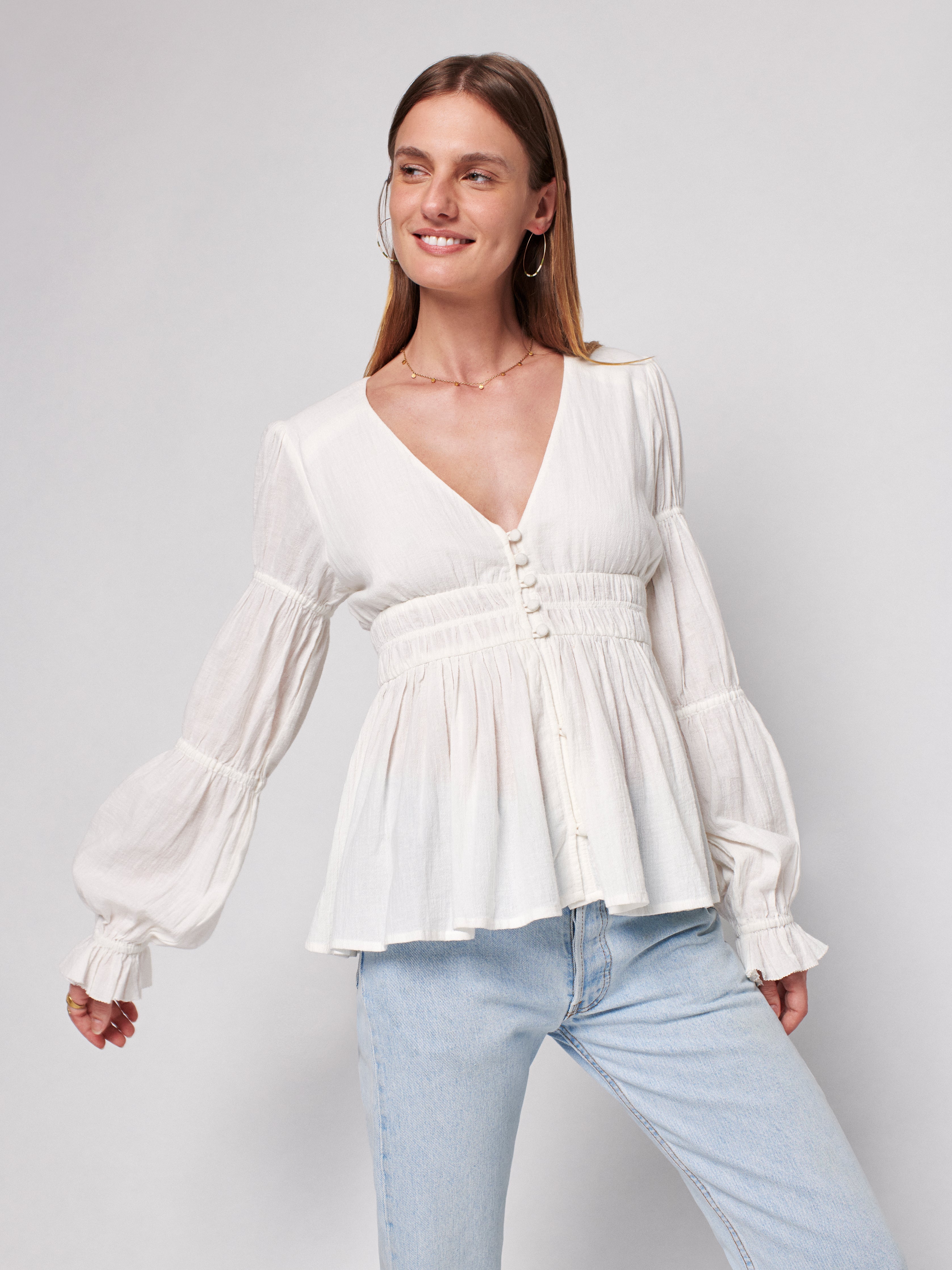 Colette Top - White