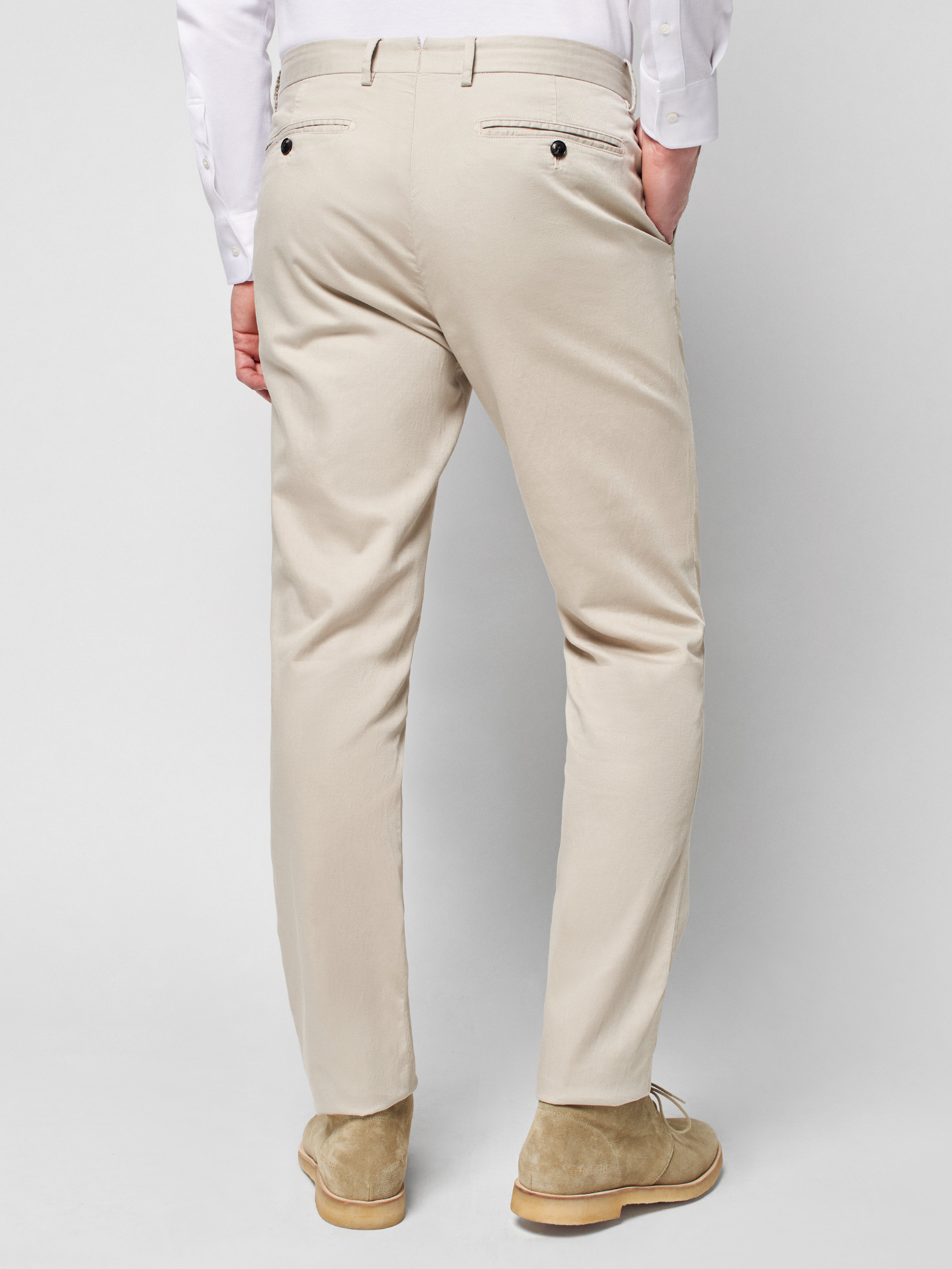Reserve Cotton Linen Trouser - Stone