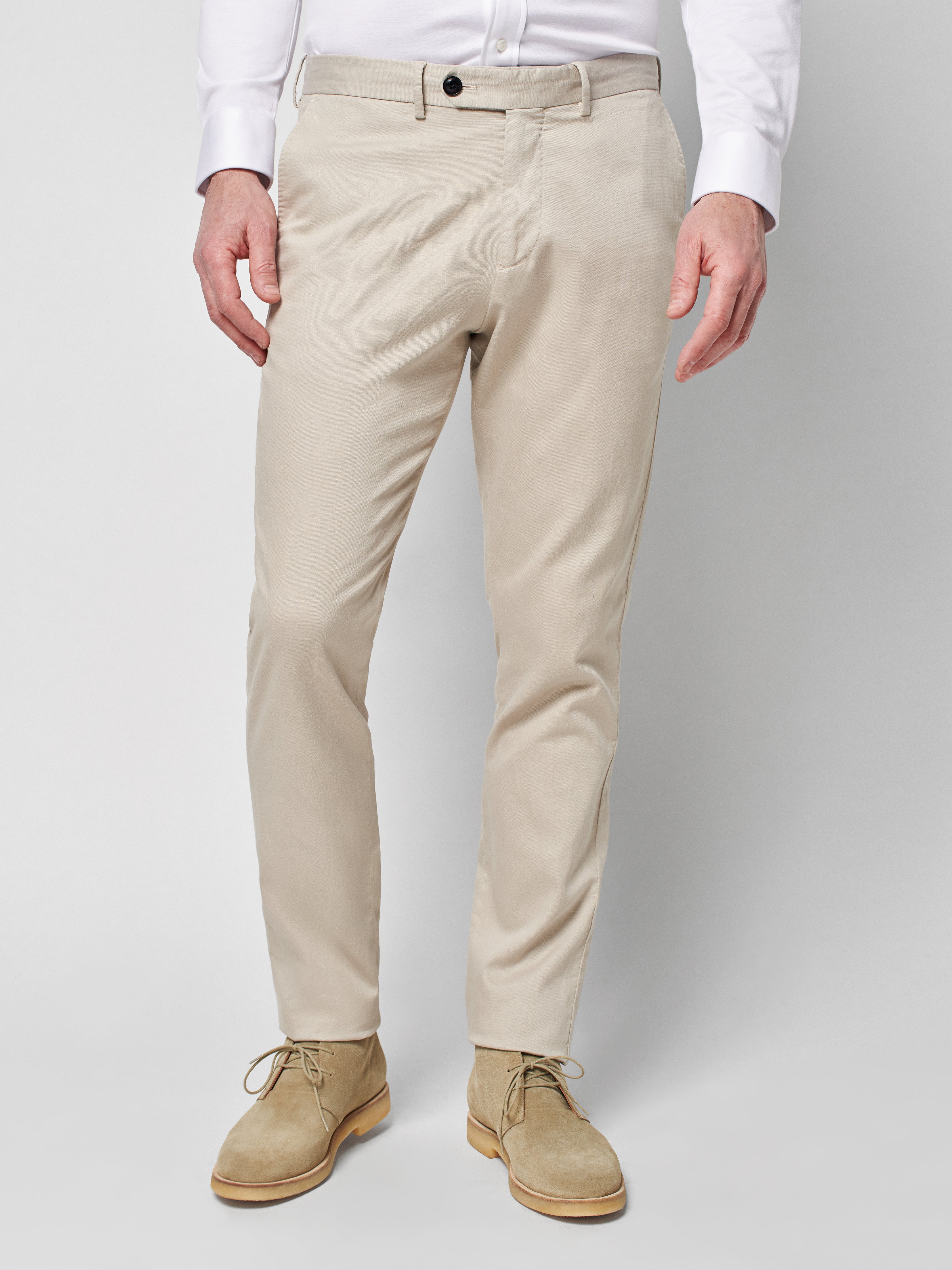 Reserve Cotton Linen Trouser - Stone