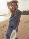 Bonita Block Print Dress - Goa Floral