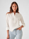 Dream Cotton Gauze Oasis Shirt - White