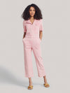 Sunwashed Blythe Jumpsuit - Pink Tie Dye
