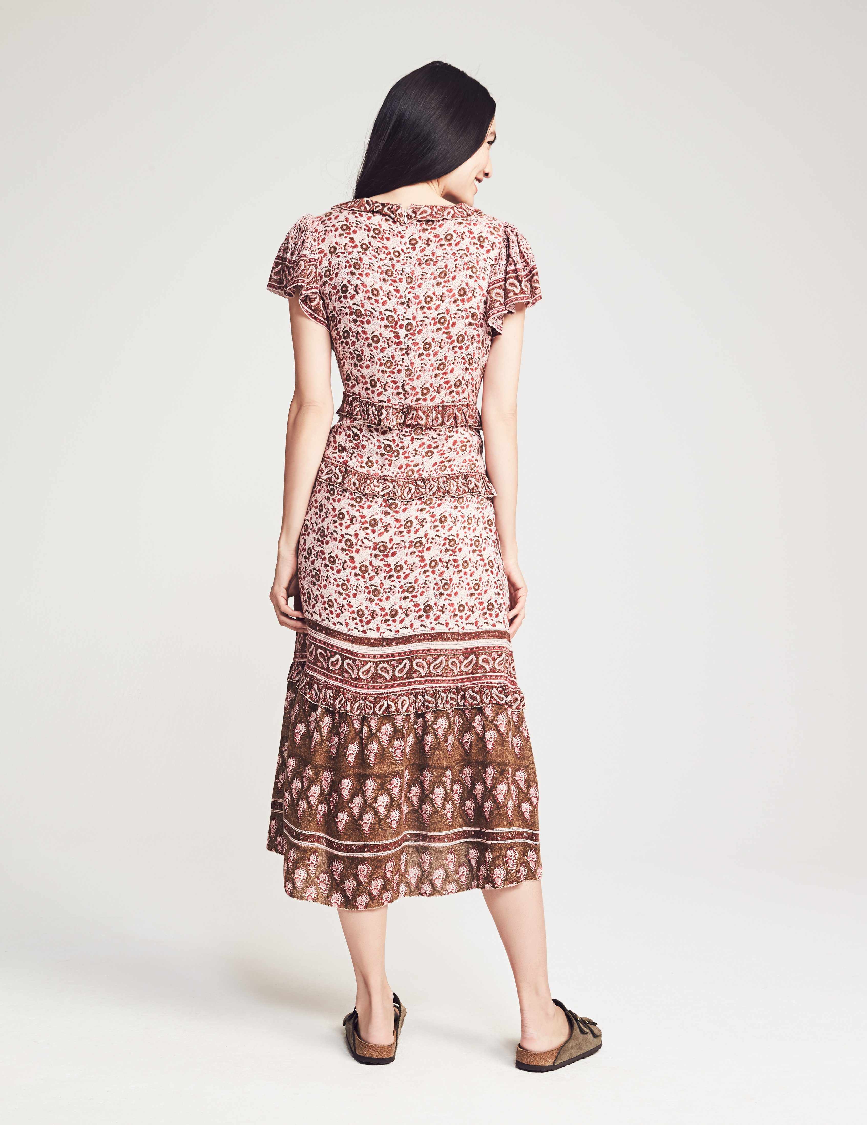 Bonita Dress - Apple Baum Red